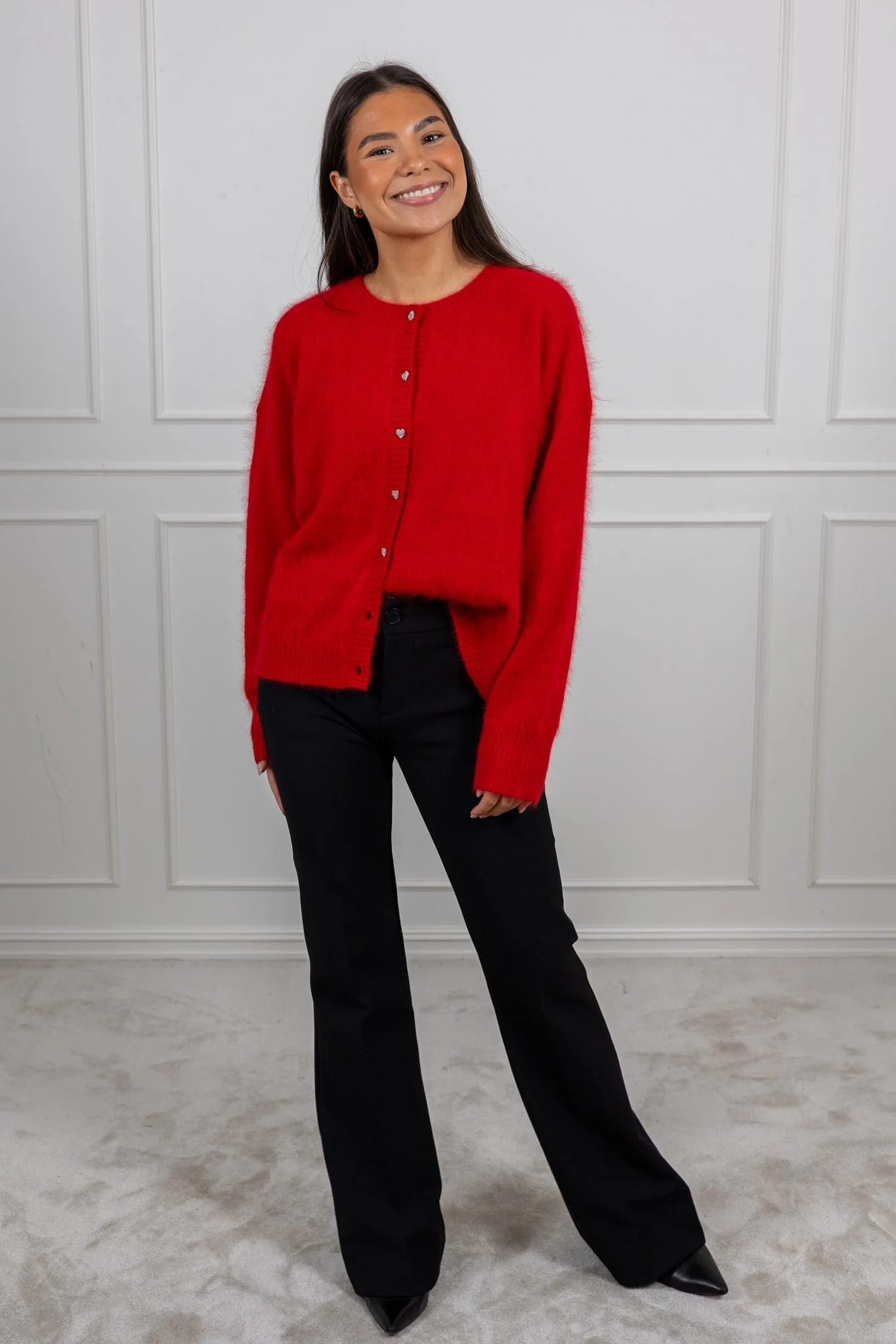 Hermine Cardigan Red - Image 7