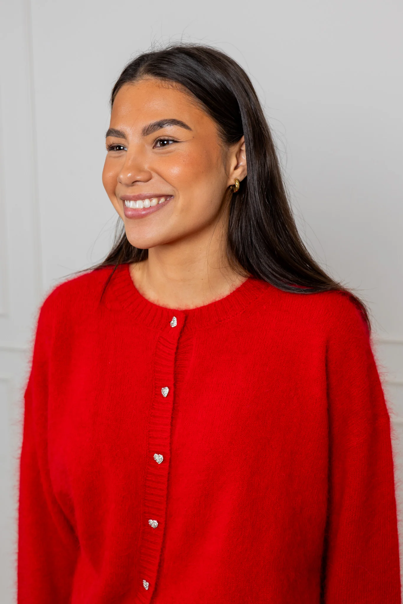 Hermine Cardigan Red - Image 8