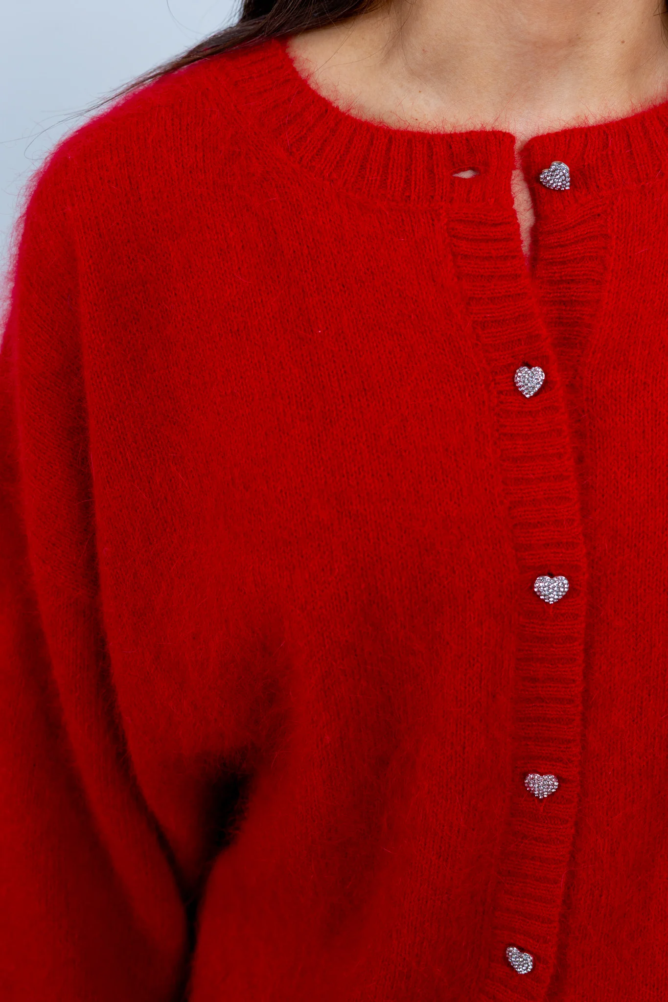 Hermine Cardigan Red - Image 9