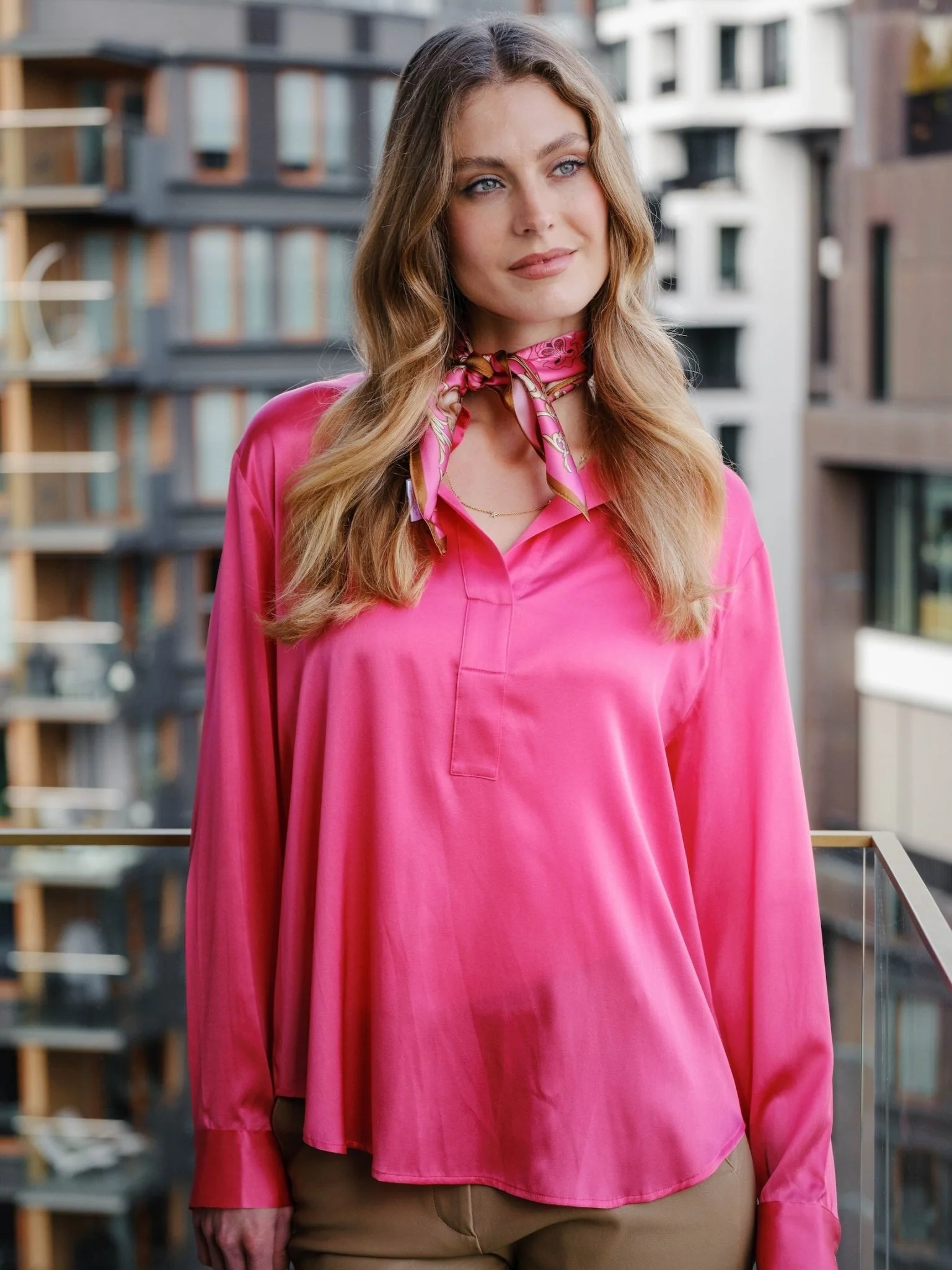 Leia Blouse Sangria Sunset - Image 8
