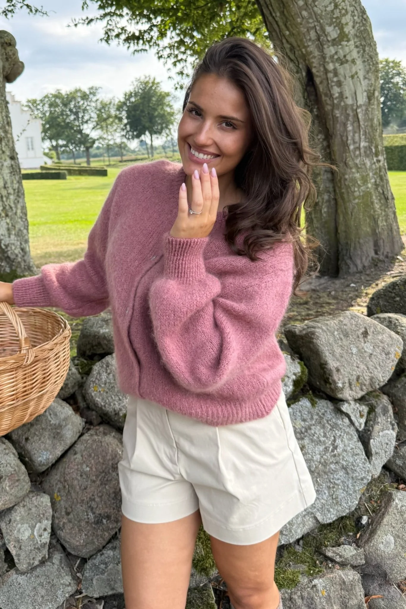 Ida Cardigan Dusty Rose