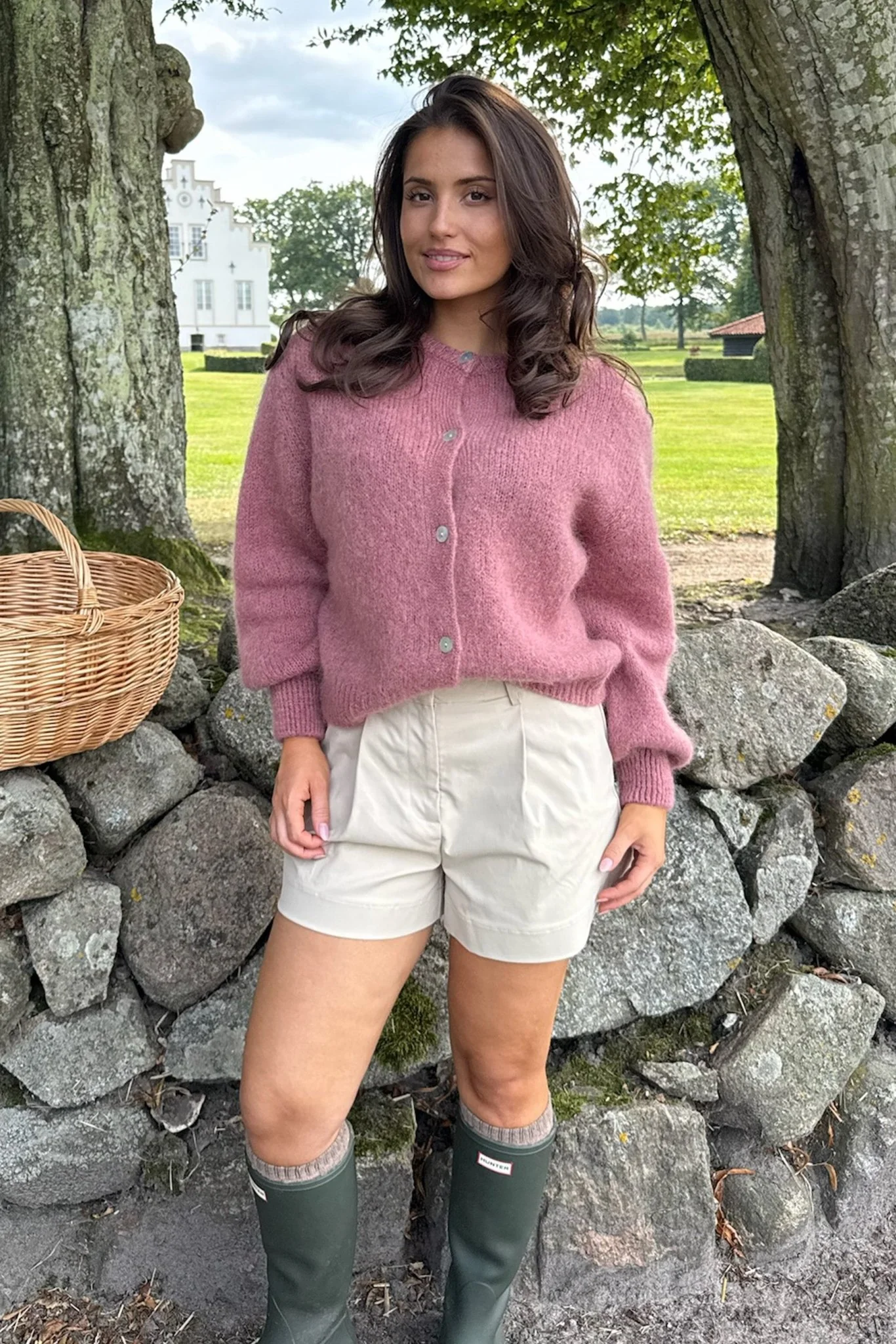 Ida Cardigan Dusty Rose - Image 4