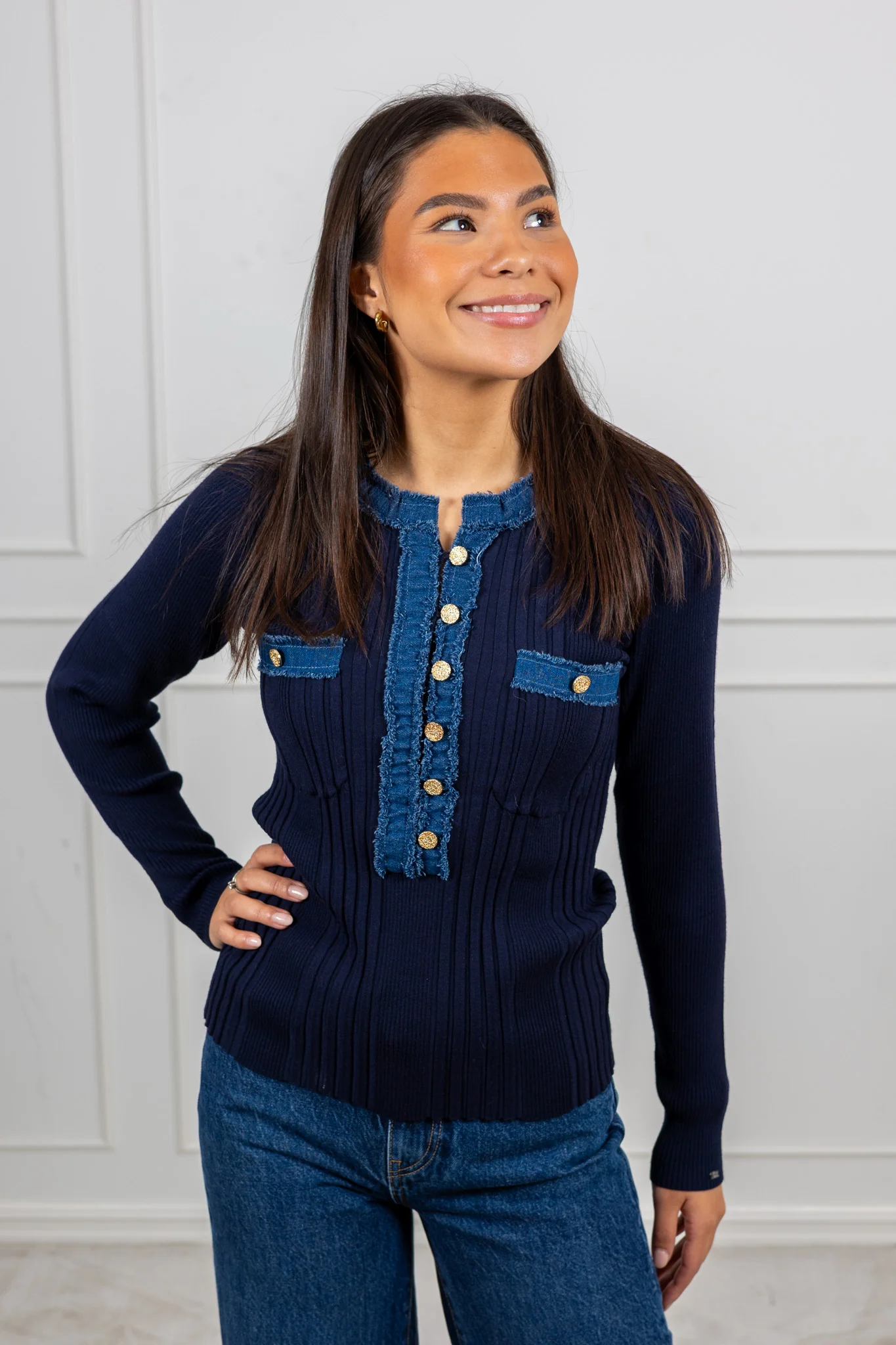 La Pullover Navy - Image 4
