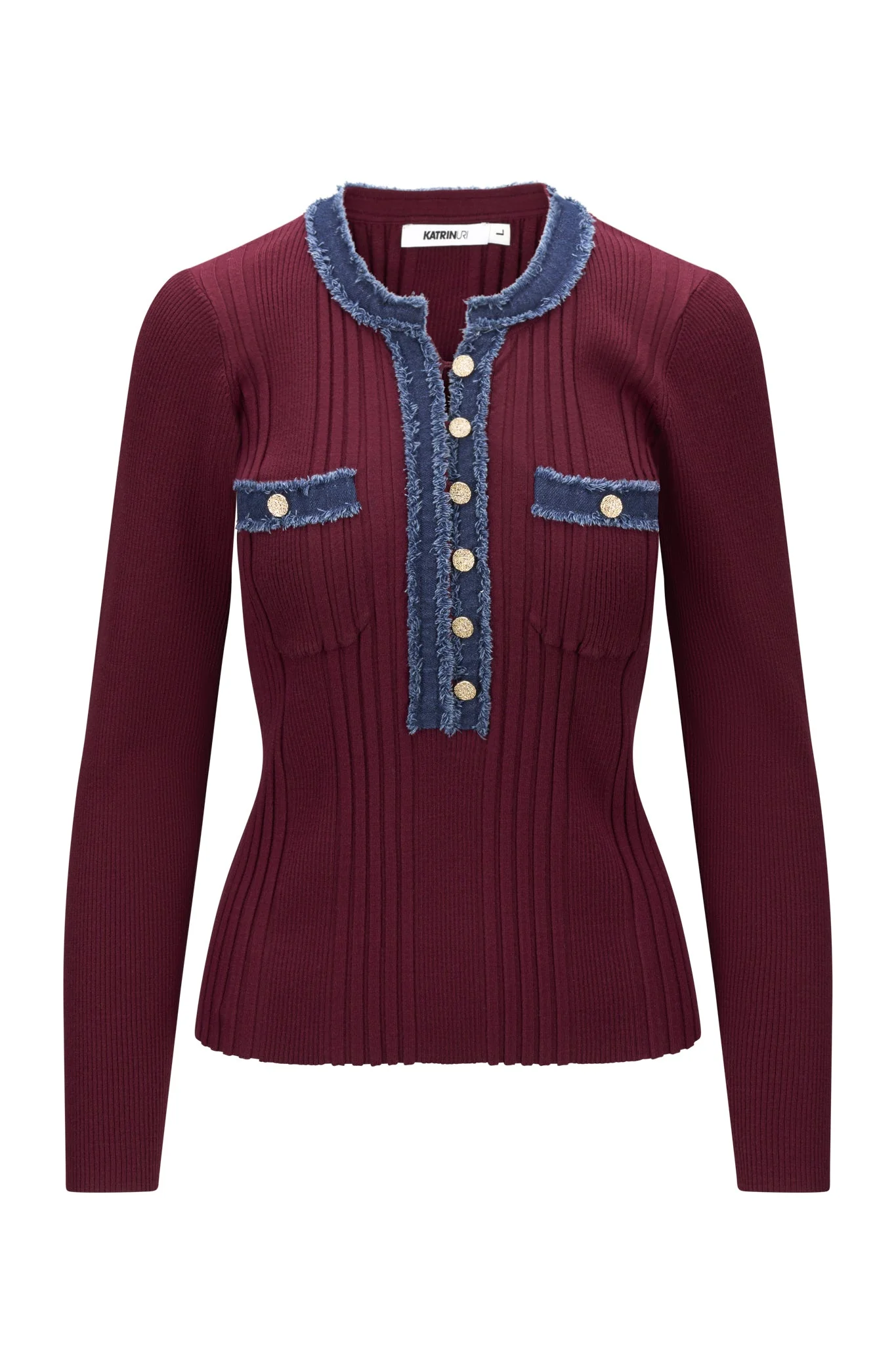 La Pullover Bordeaux - Image 2