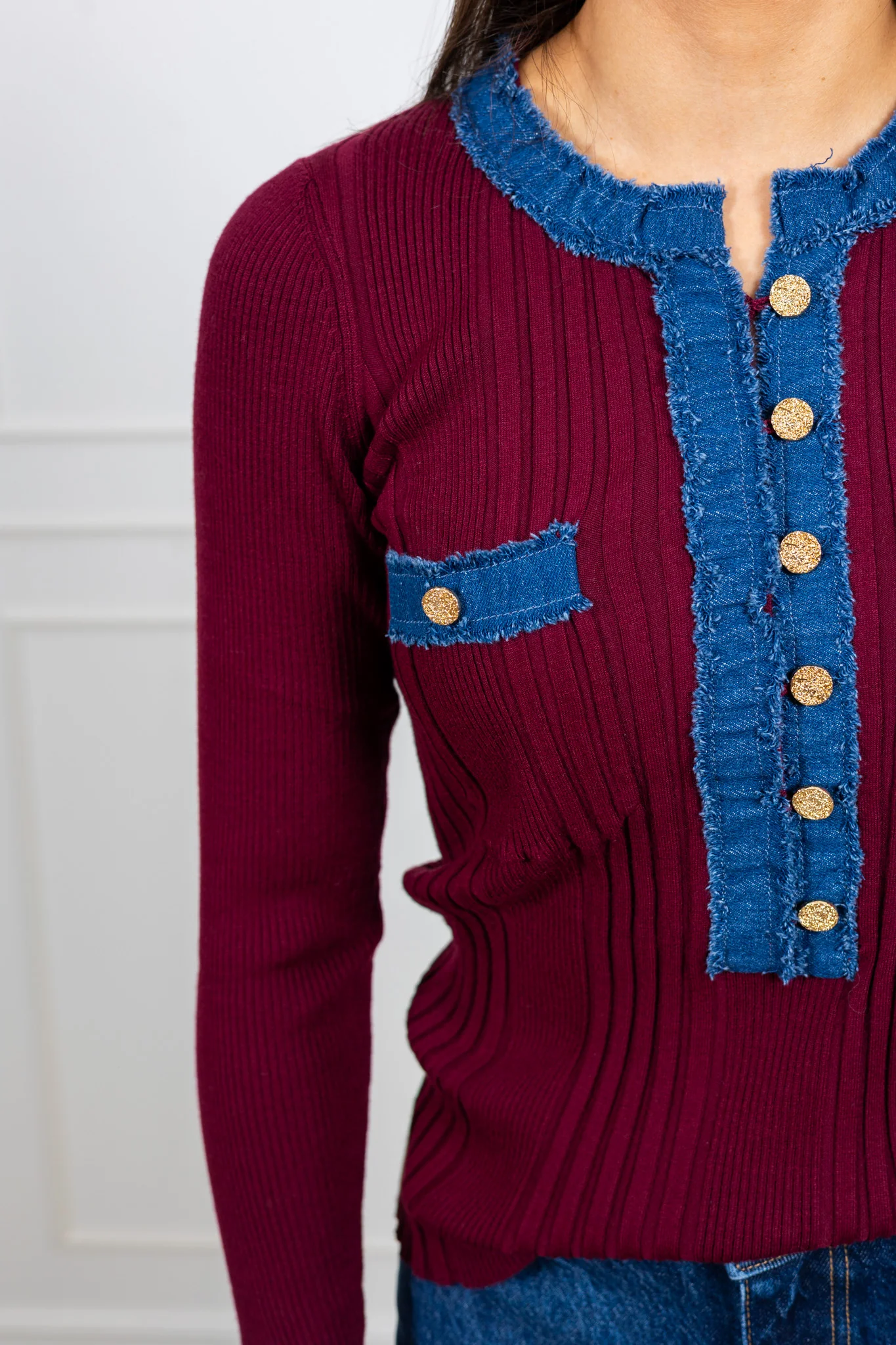 La Pullover Bordeaux - Image 5