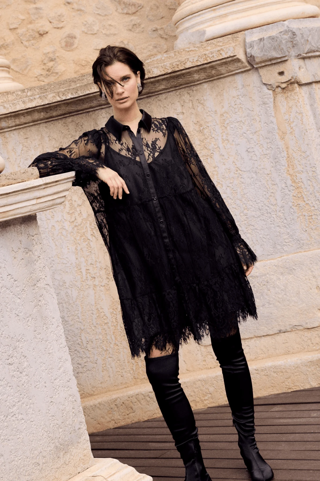 Gabrielle Dress Black