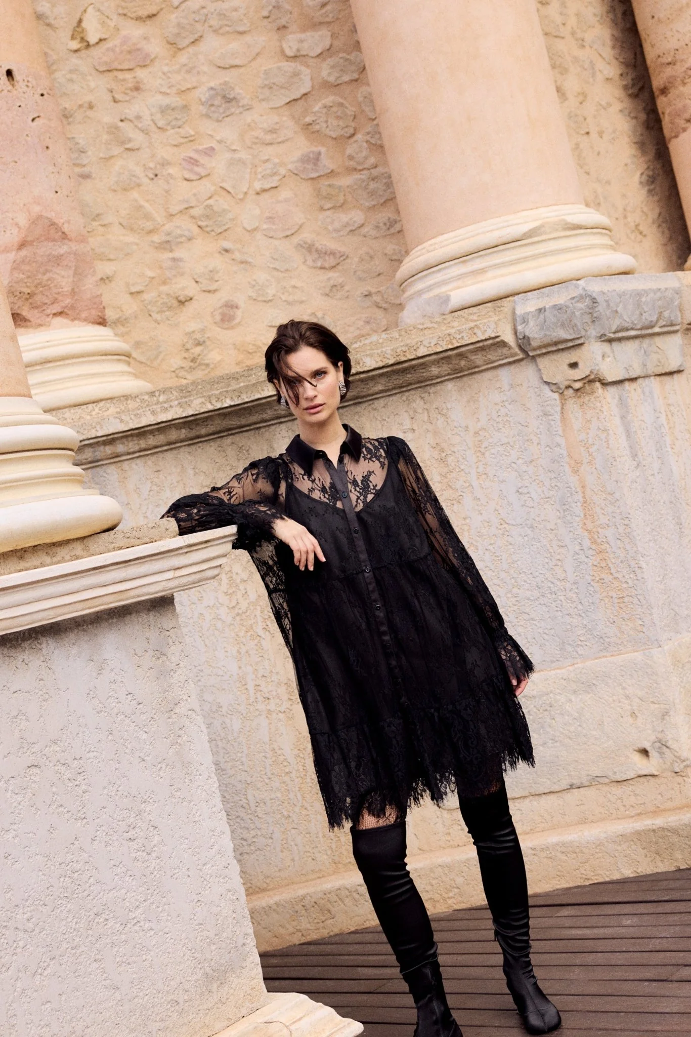 Gabrielle Dress Black - Image 3