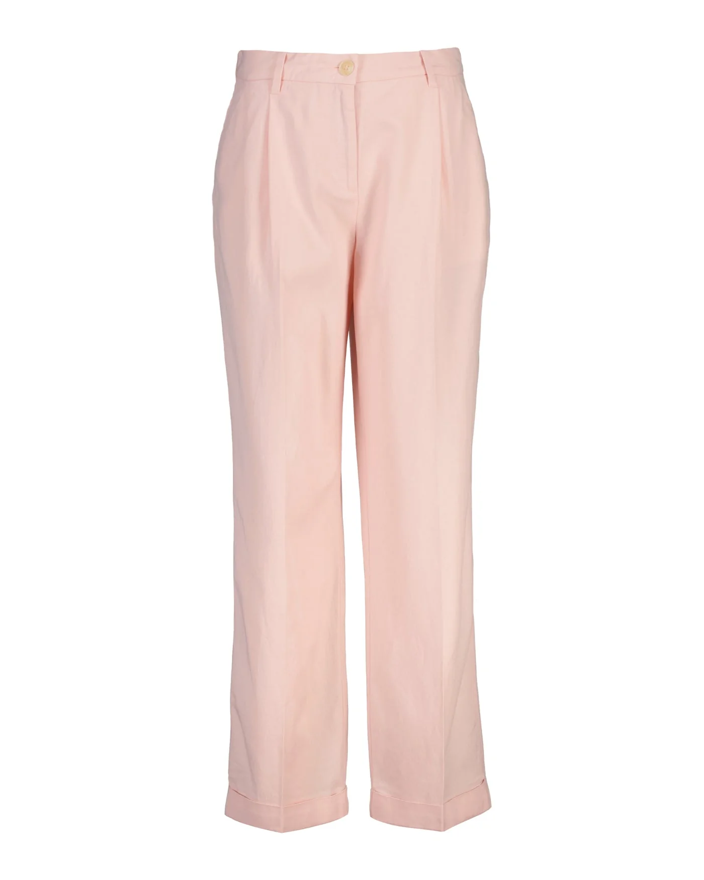 Tailored Fluid Pants Apricot Pink