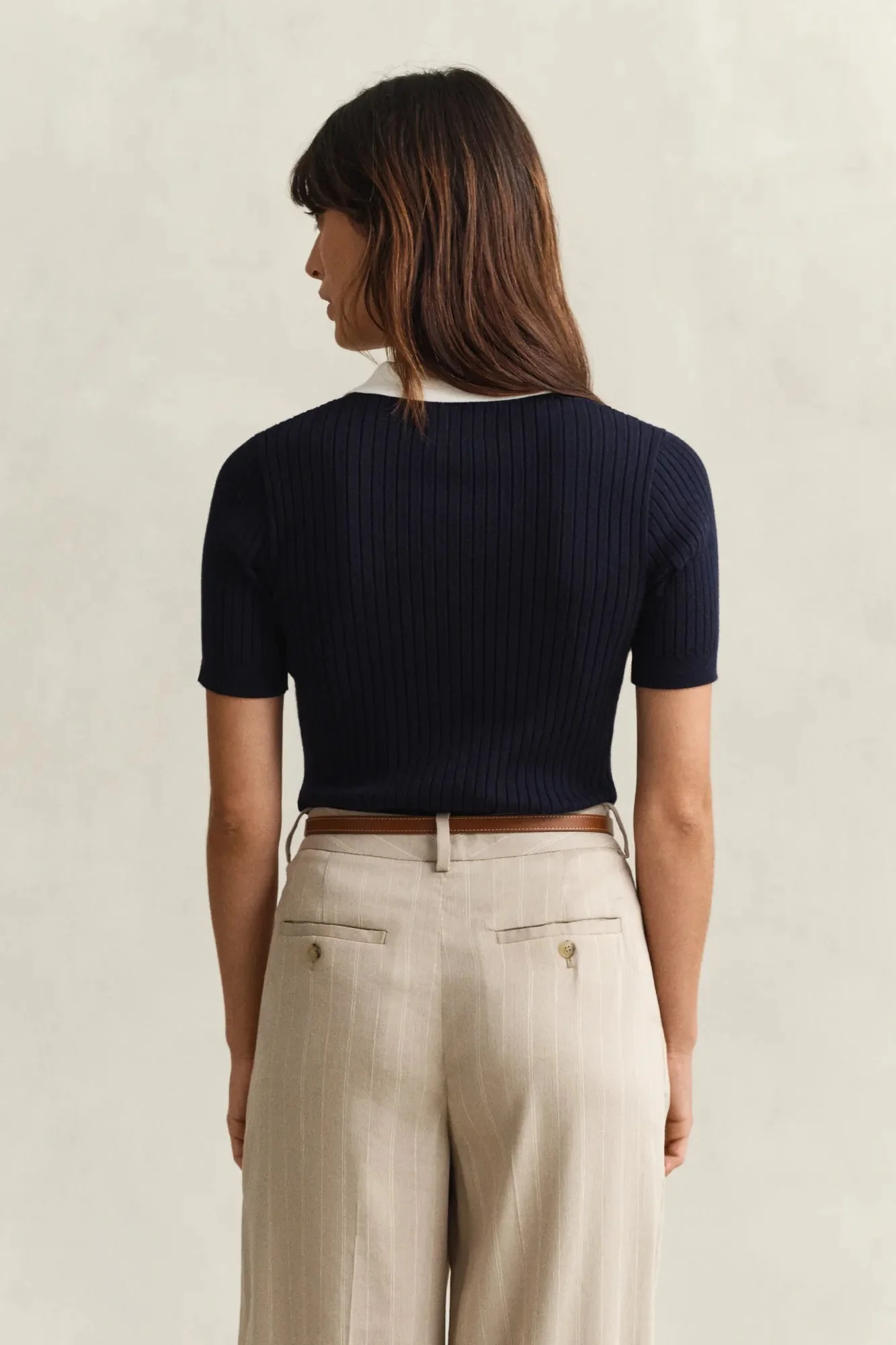 Rib Knit Ss Rugger Evening Blue - Image 4