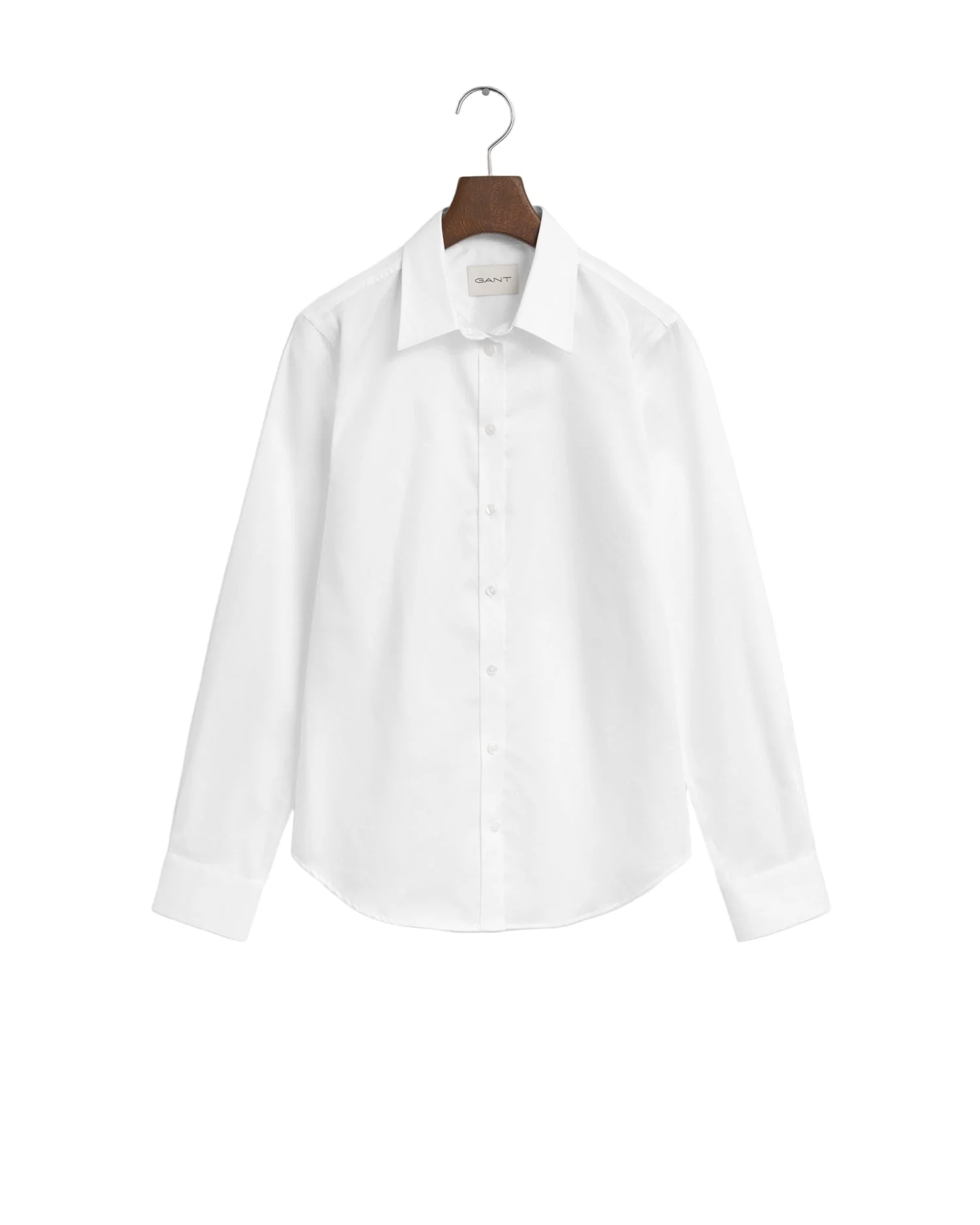 Slim Sateen Shirt White