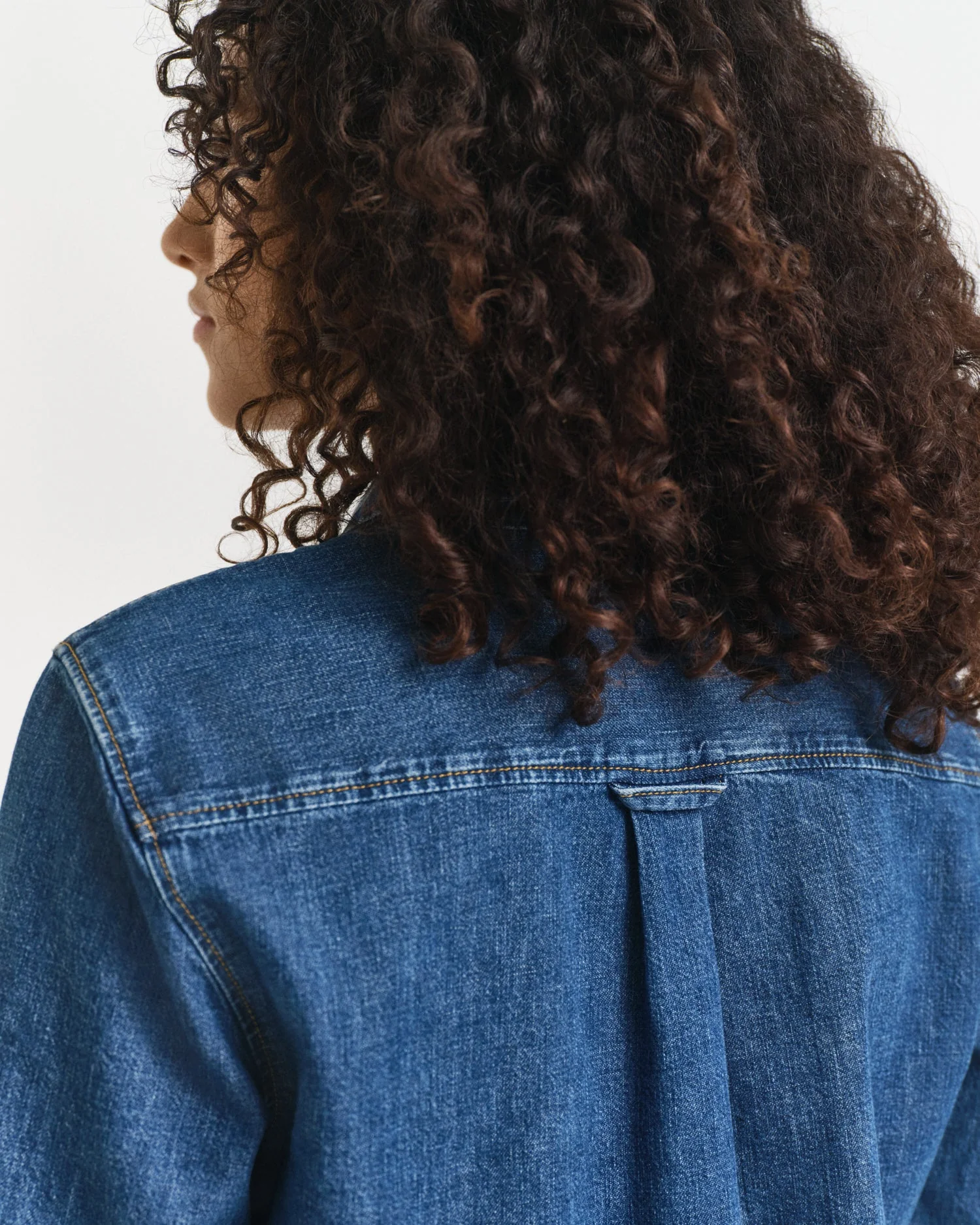 Reg Denim Shirt Indigo - Image 4