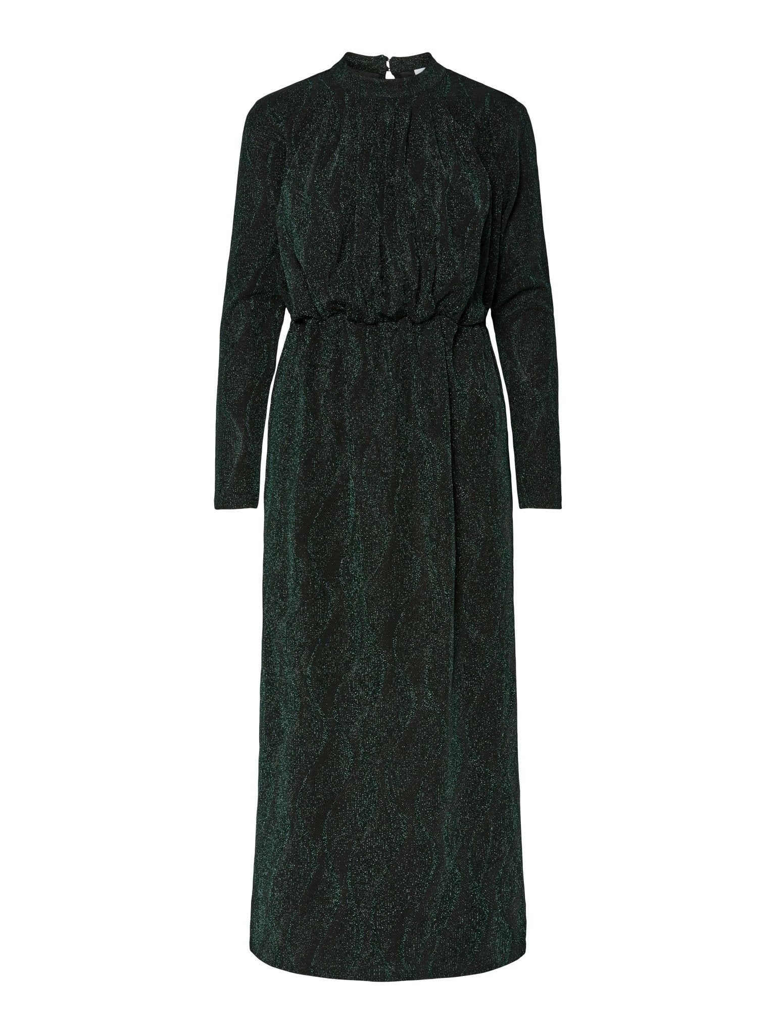 Yen Ls Long Dress Ponderosa Pine Black Lurex - Image 2