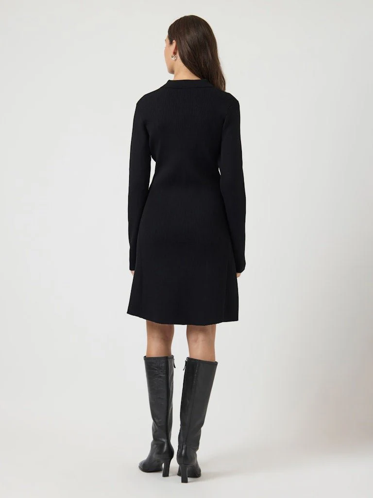 Nama Ls Knit Dress Black - Image 11