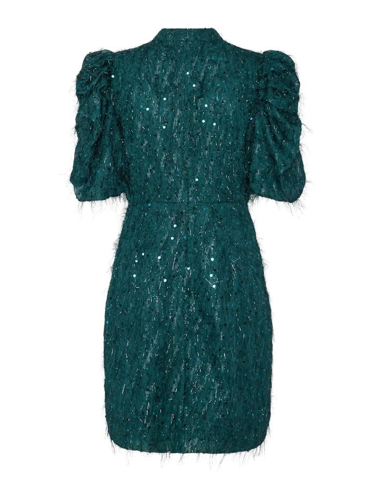 Ilza 2/4 Sequin Dress Ponderosa Pine - Image 6