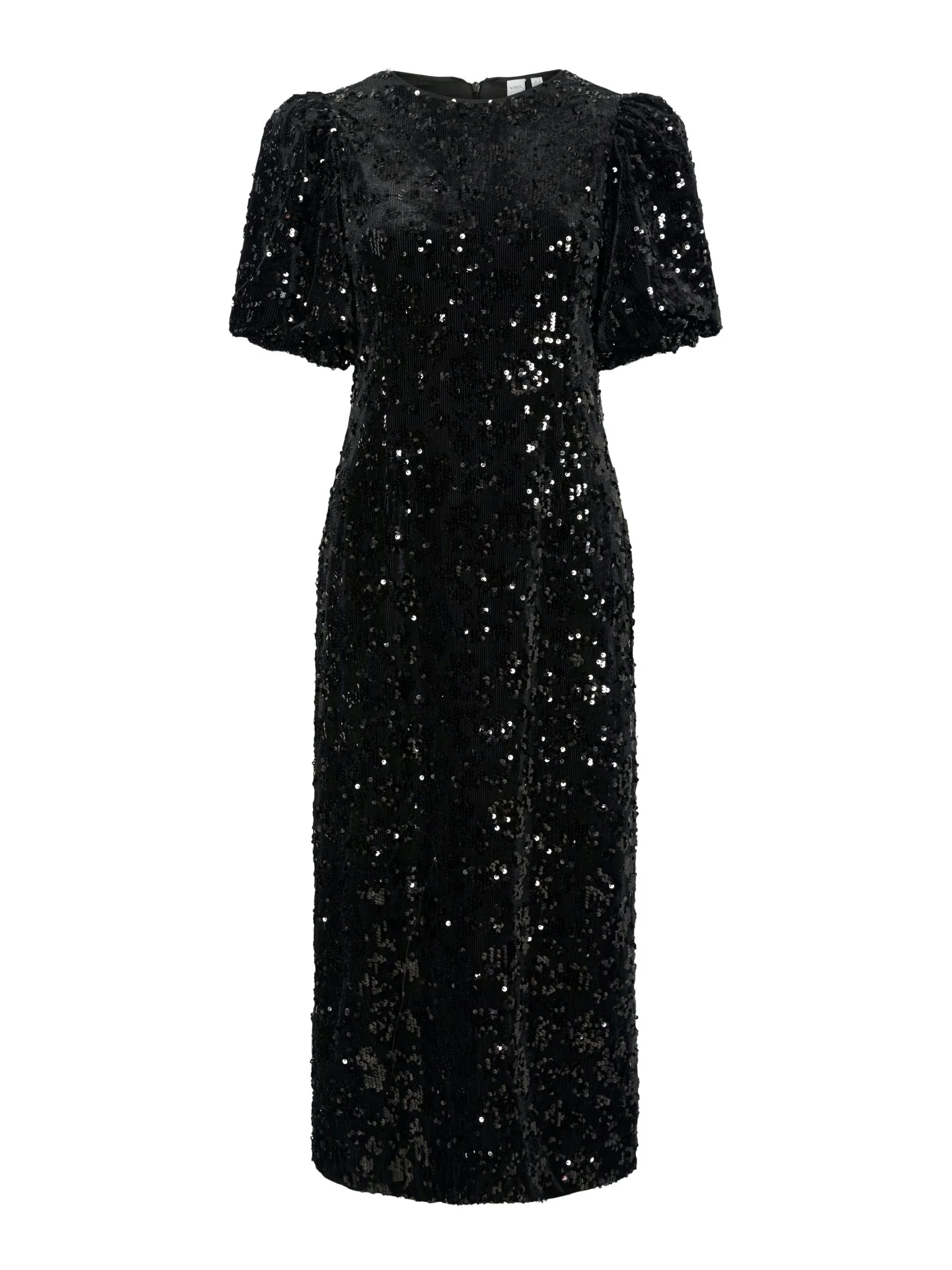 Sofie 2/4 Sequin Midi Dress Black W Sequins - Image 2