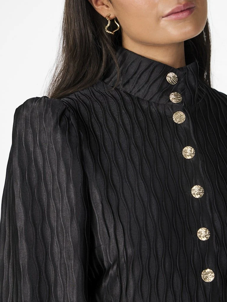 Ripple Ls Dress Black - Image 9