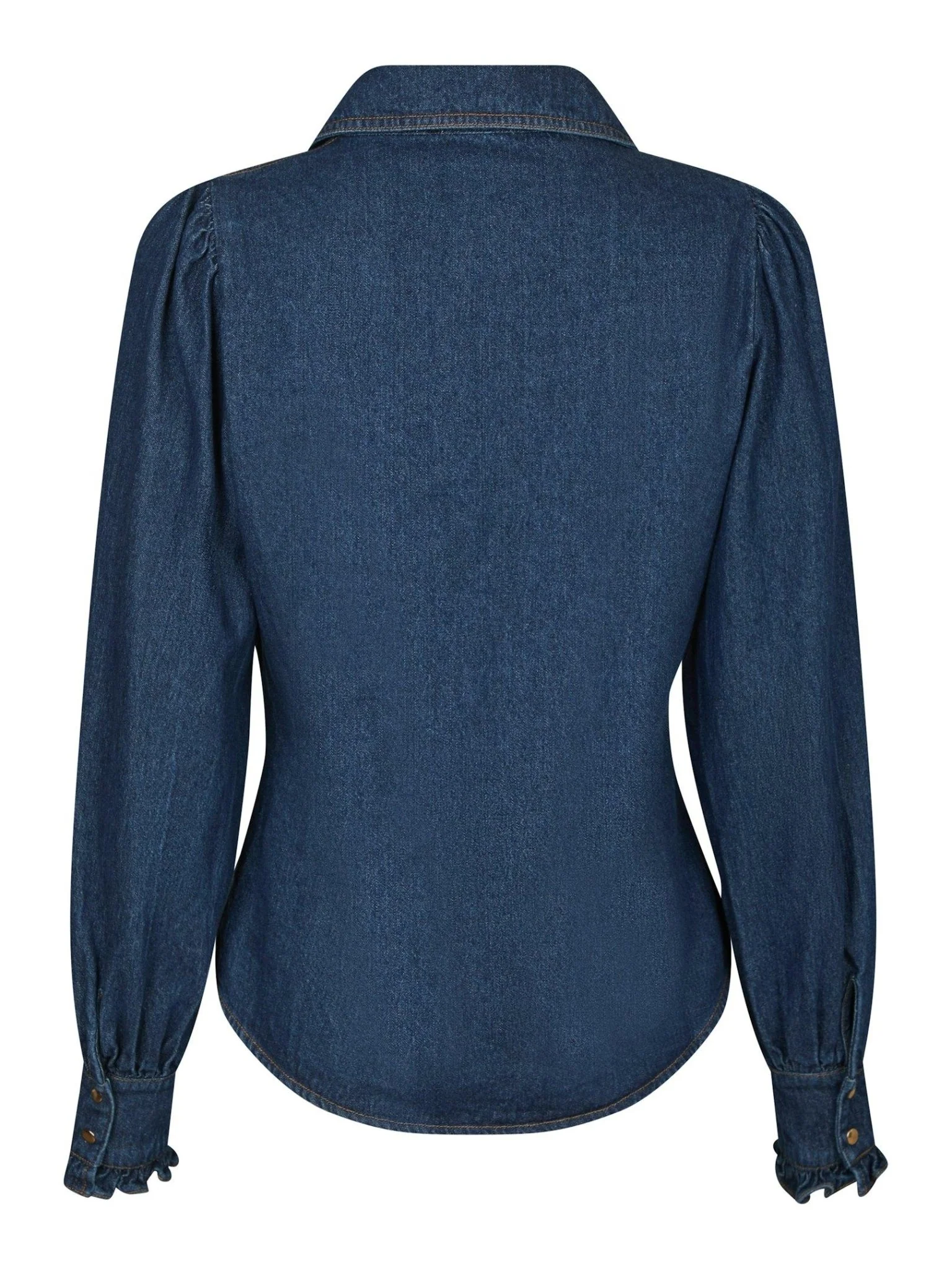Lio Denim Blouse Blue - Image 10
