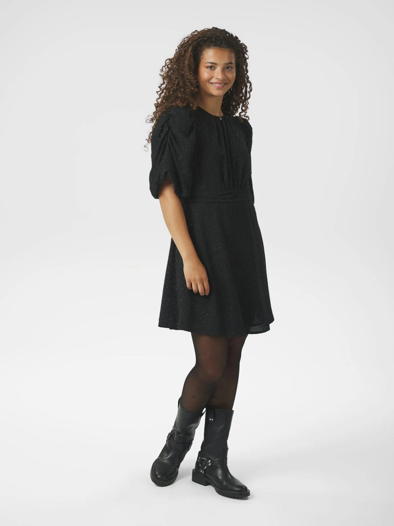 Tikka Glitz Dress Black - Image 6