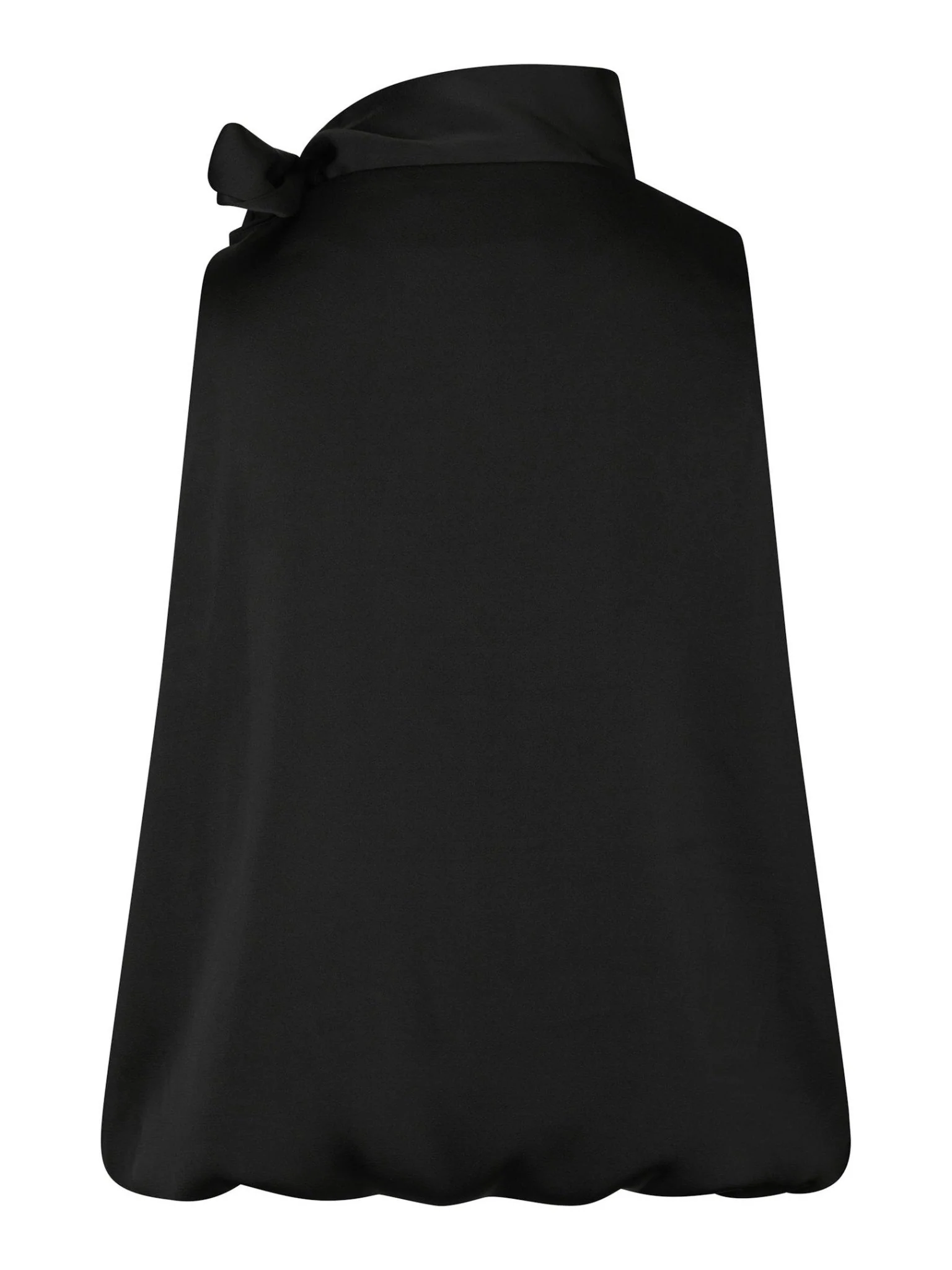 Veda Drapy Satin Top Black - Image 13