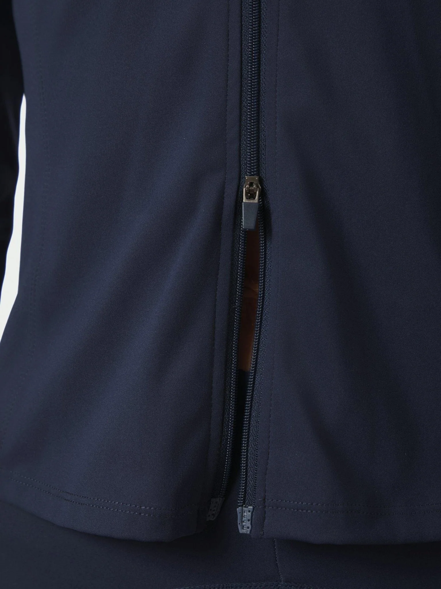 Nolana Zip Blouse Navy - Image 7