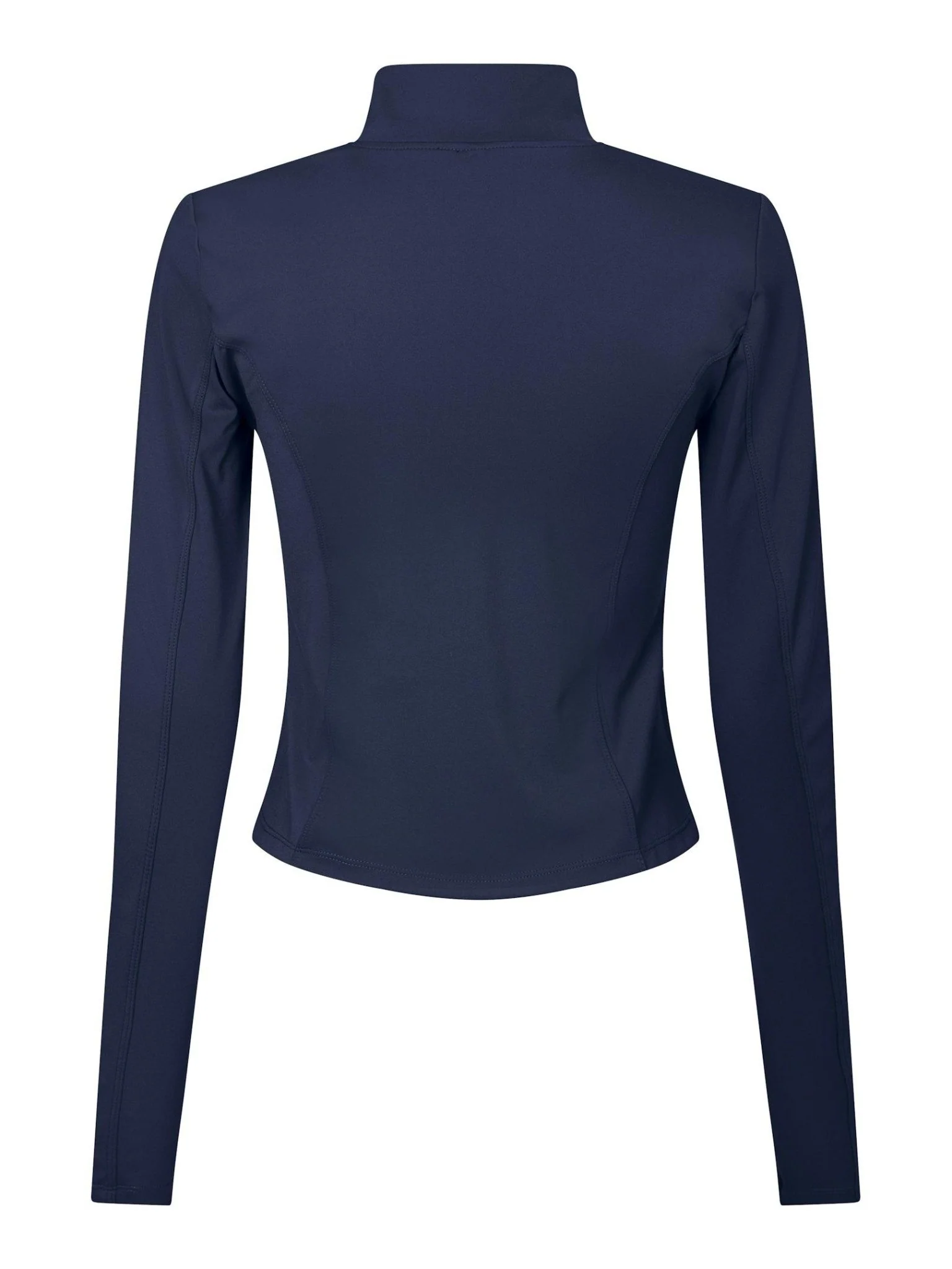 Nolana Zip Blouse Navy - Image 8