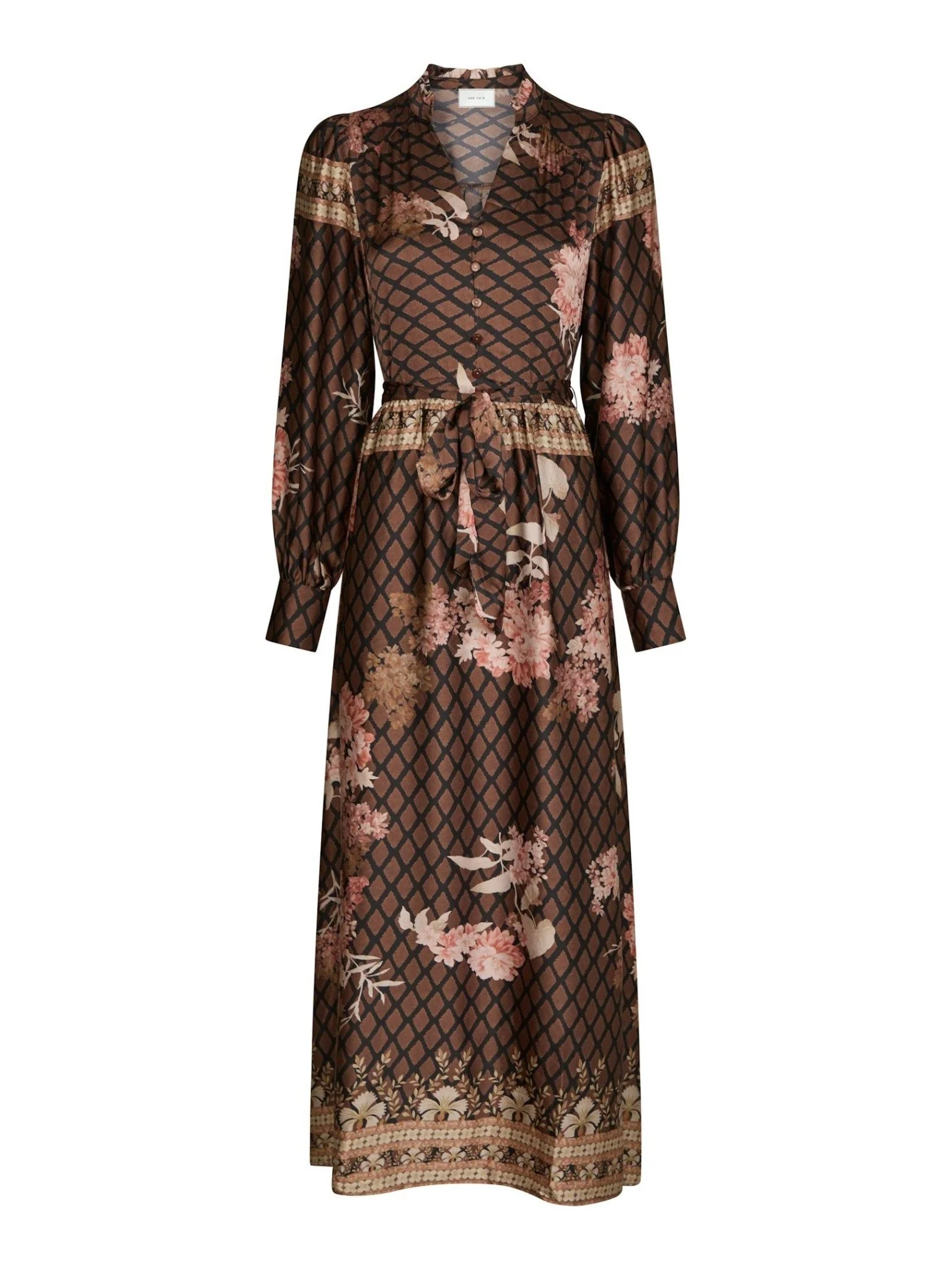 Nova Botanical Border Dress Black - Image 2