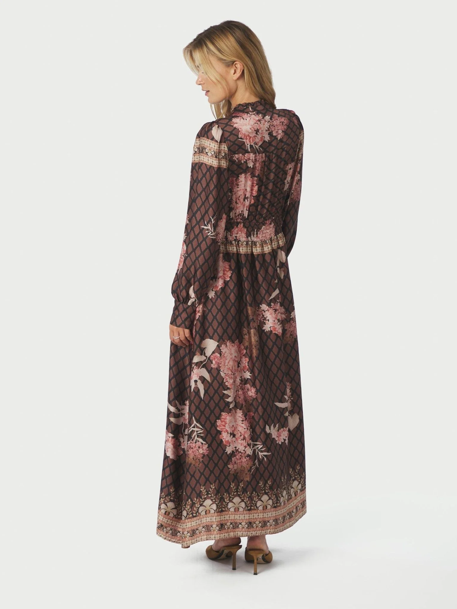 Nova Botanical Border Dress Black - Image 8
