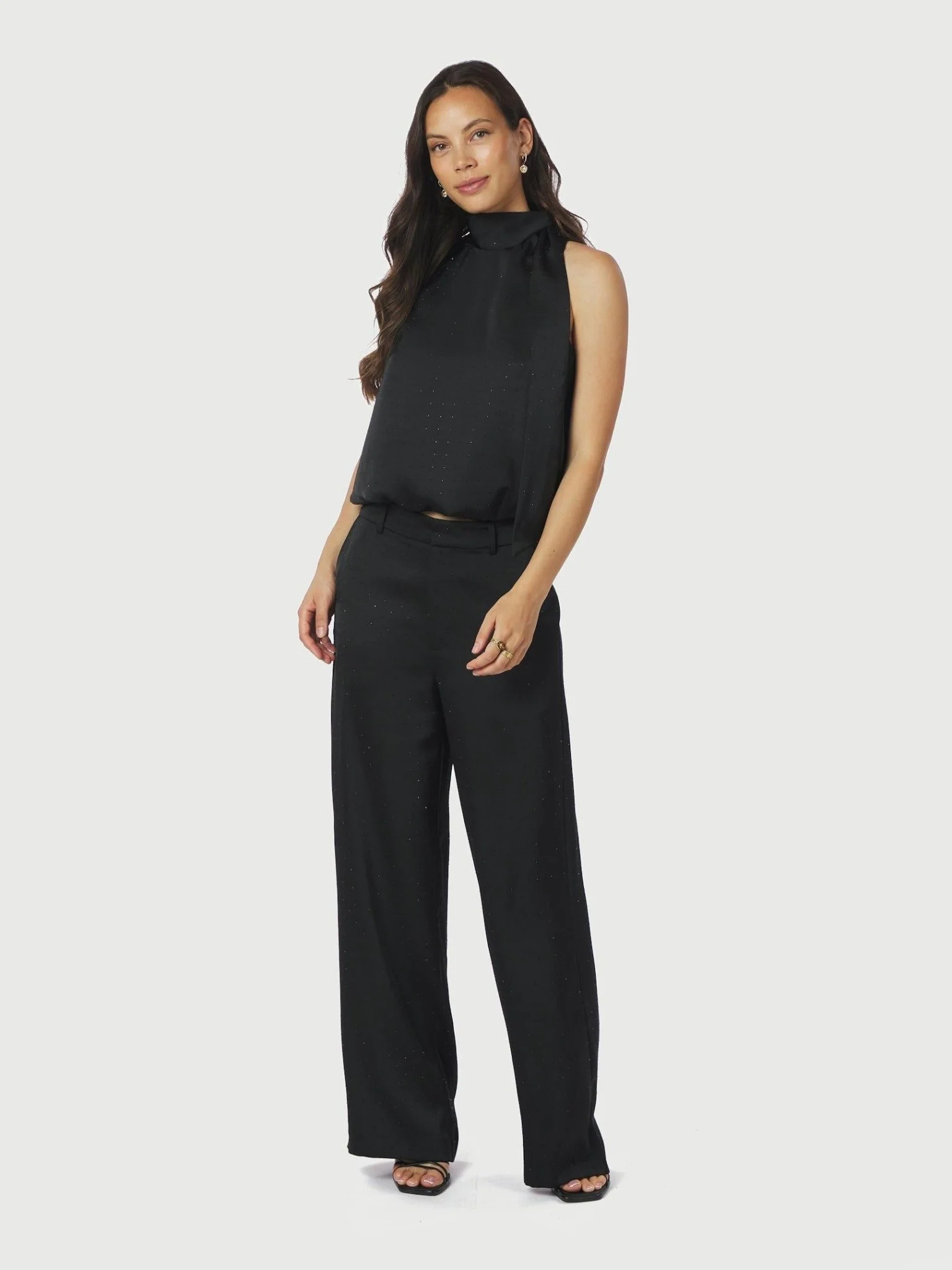 Veda Heavy Sateen Bedaz Top Black - Image 6