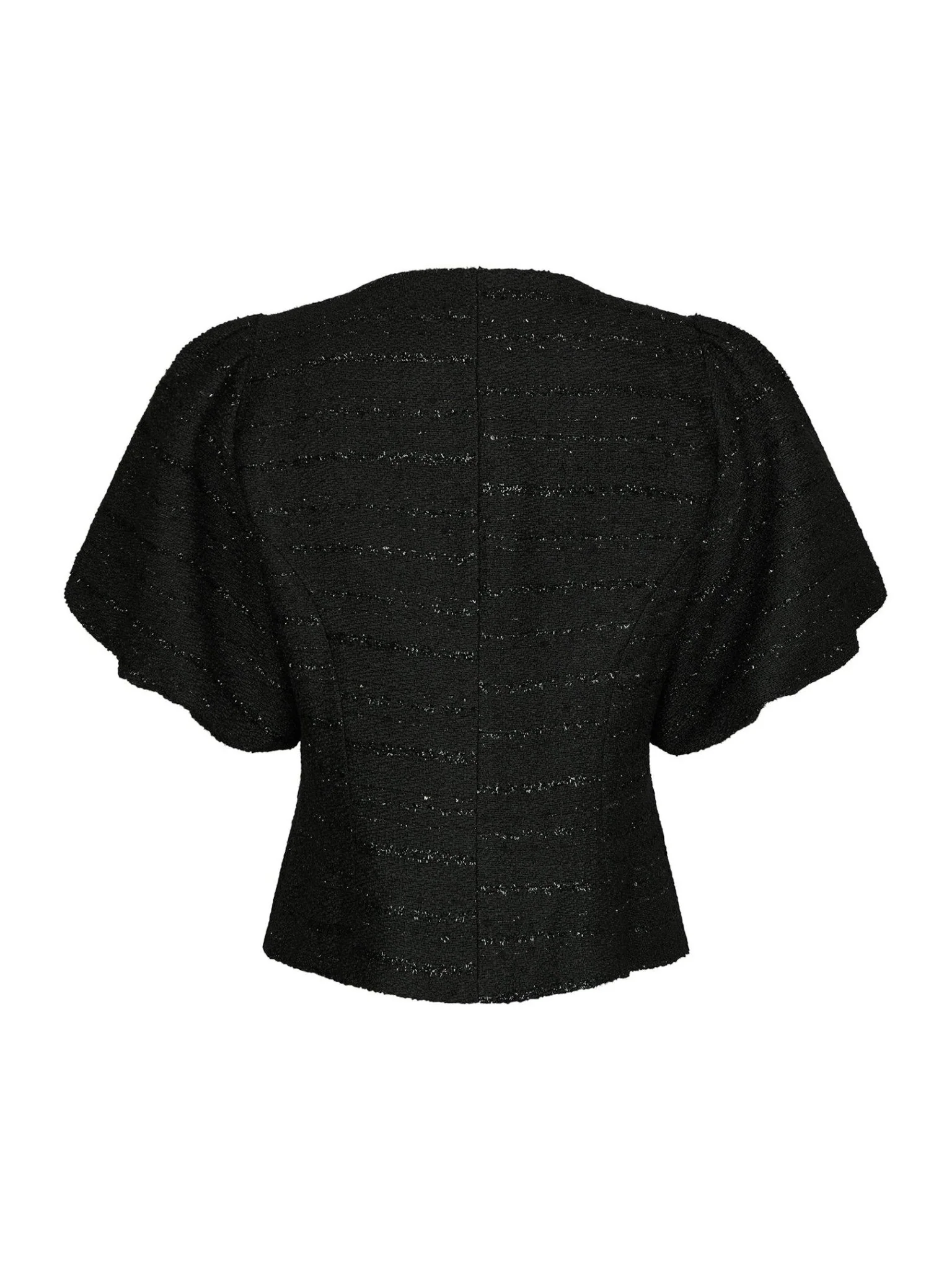 Anela Boucle Blouse Black - Image 10