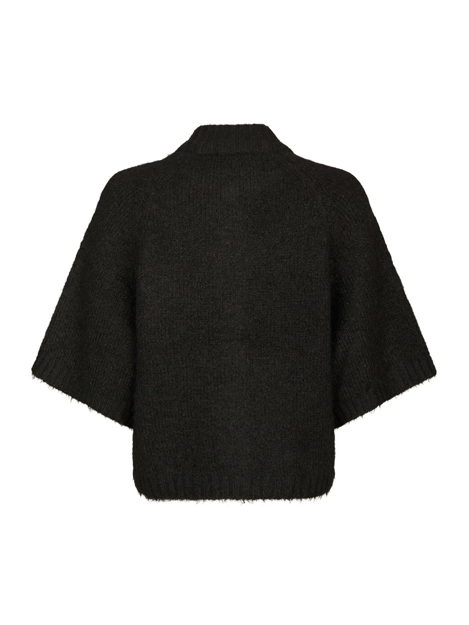 Benuta Fluffy Knit Cardigan Dark Brown - Image 10
