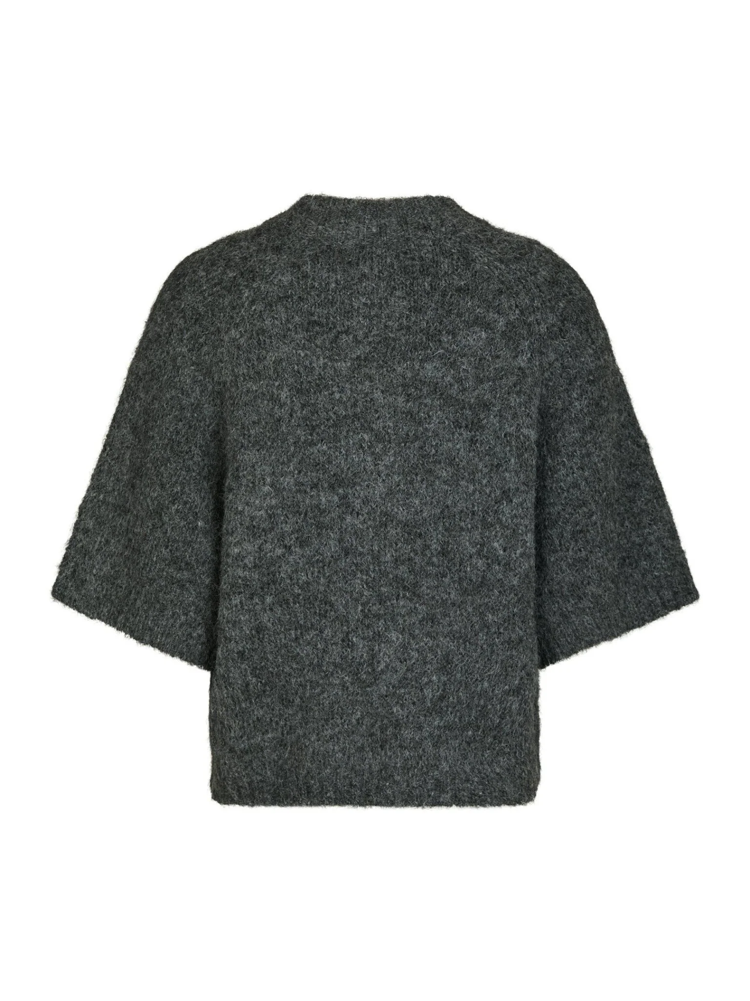 Benuta Fluffy Knit Cardigan Antracit Melange - Image 12