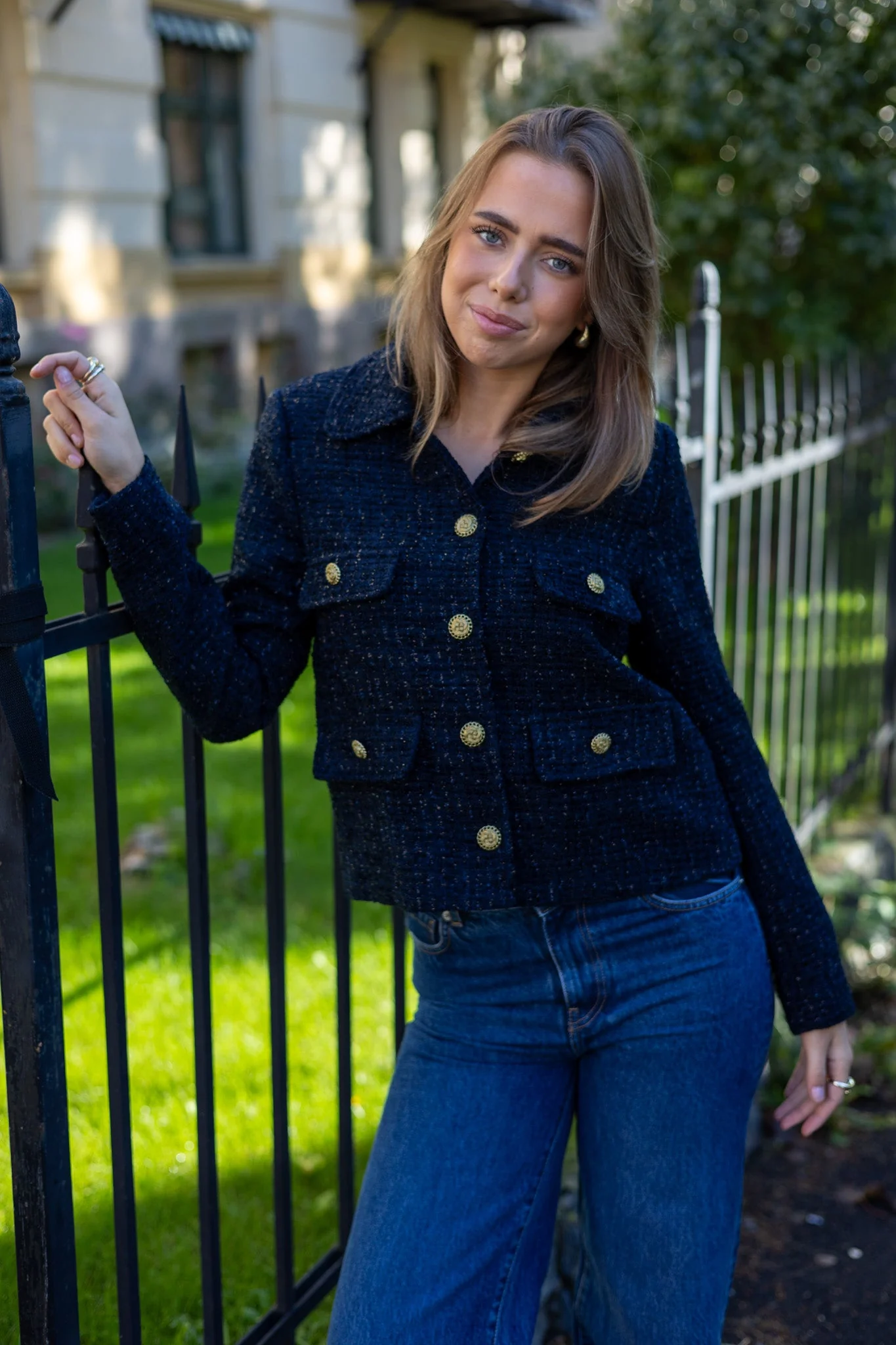 Blazer Tweeded Navy - Image 5