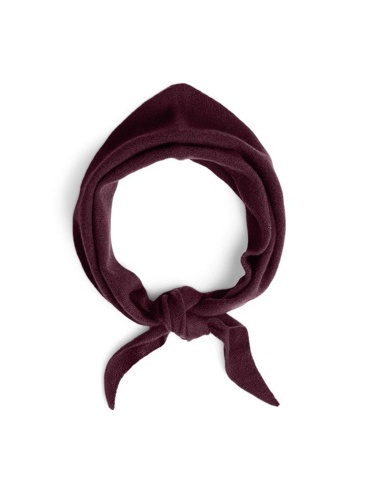 Maria Narrow Cashmere Scarf Fig - Image 2