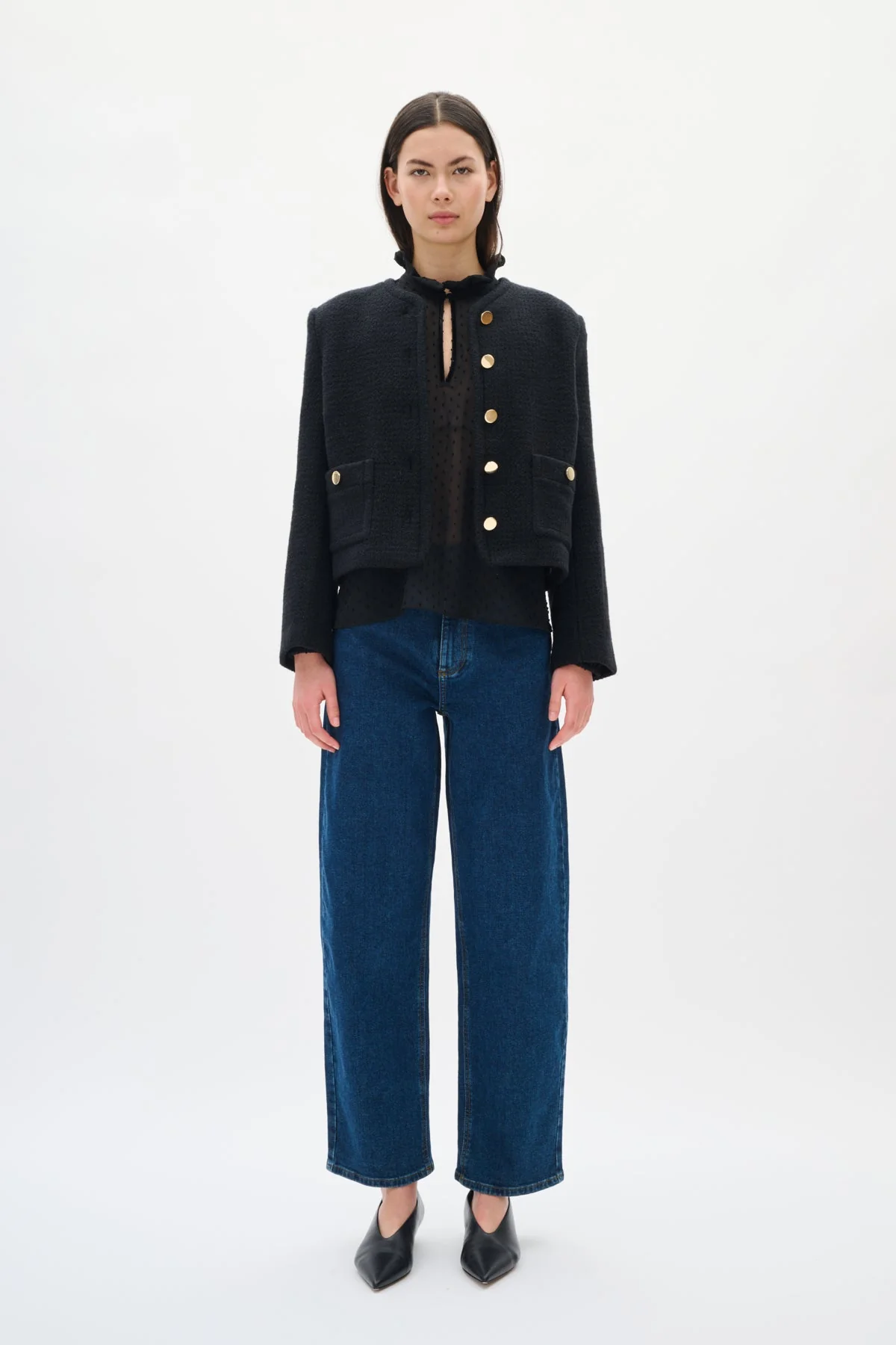Dottieiw Blouse Black - Image 6