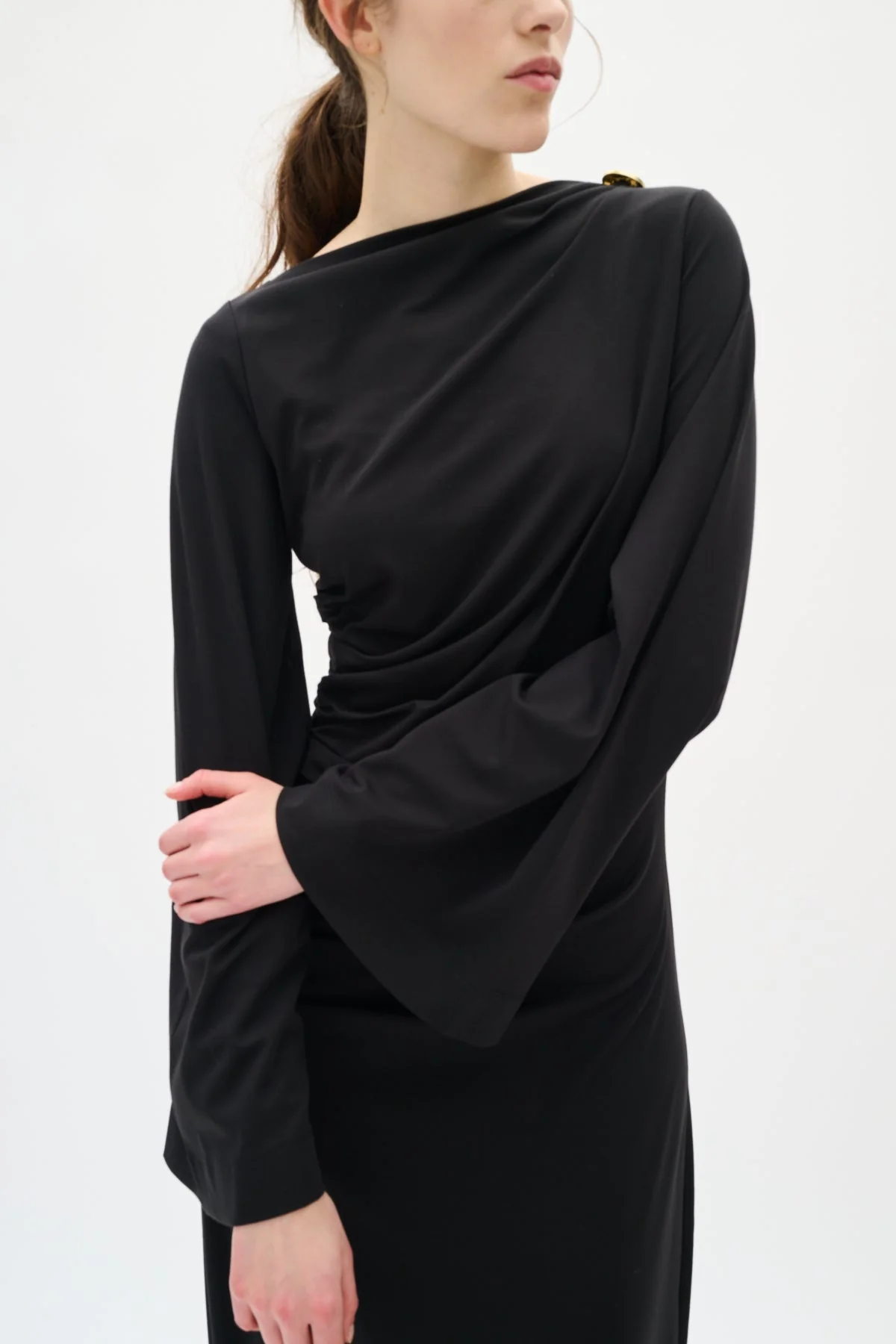 Kaseyiw Long Dress Black - Image 3