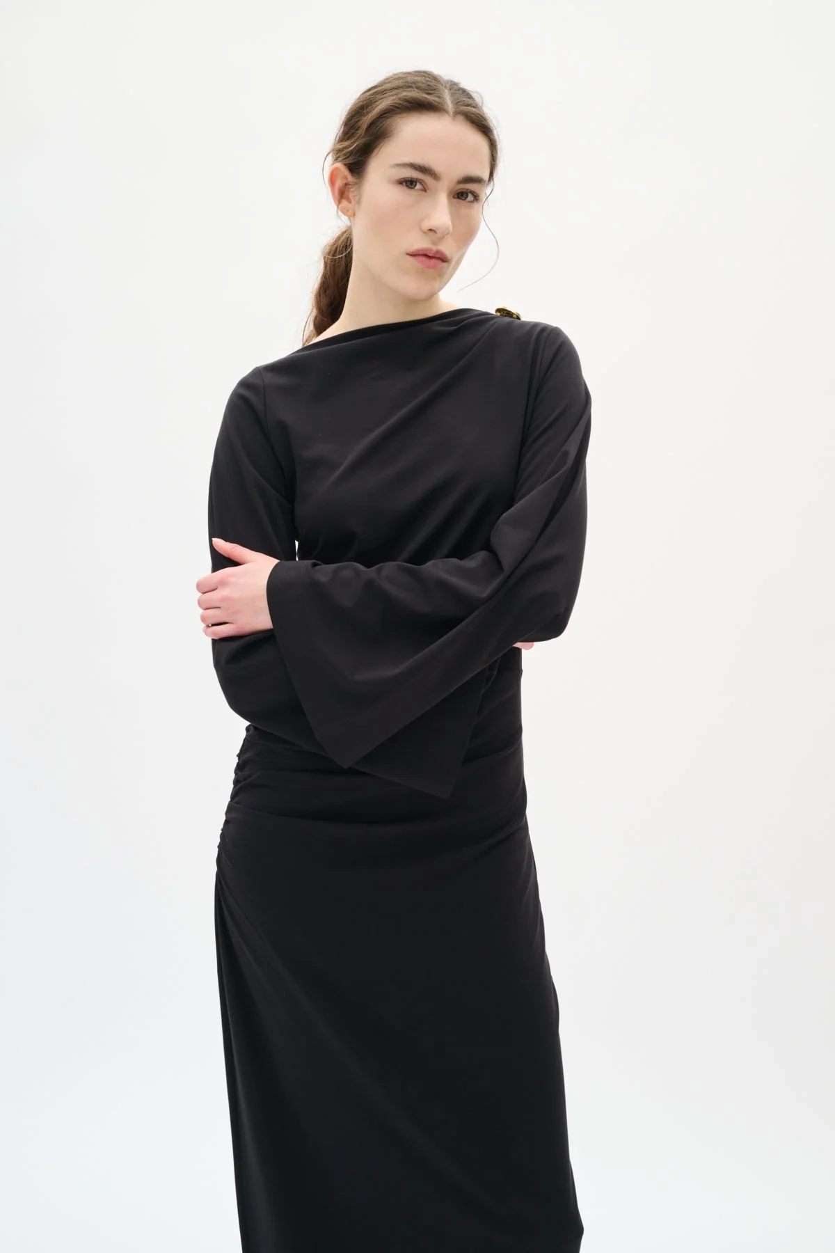 Kaseyiw Long Dress Black - Image 4