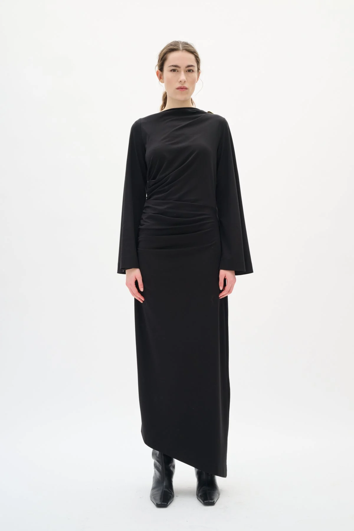 Kaseyiw Long Dress Black - Image 5