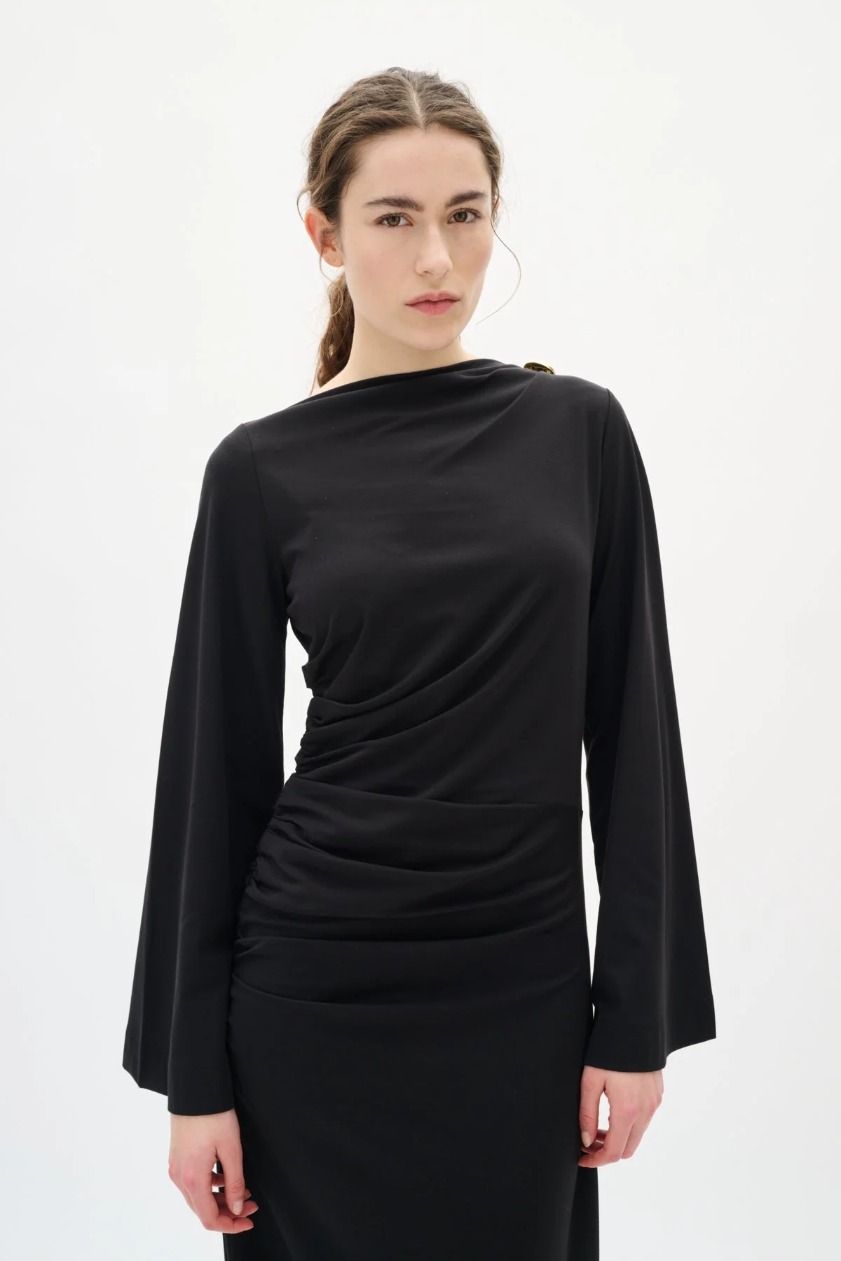 Kaseyiw Long Dress Black - Image 6