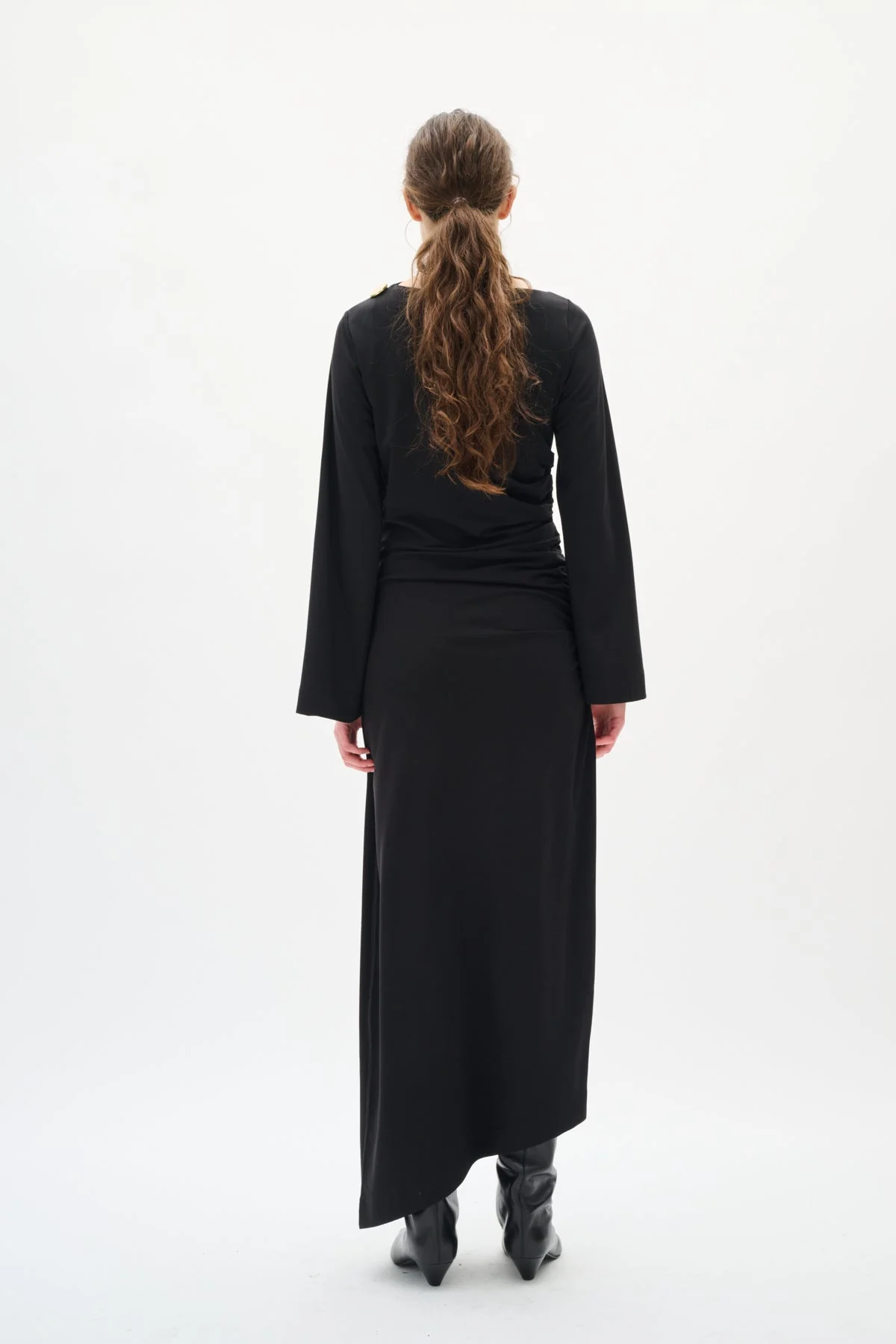 Kaseyiw Long Dress Black - Image 7