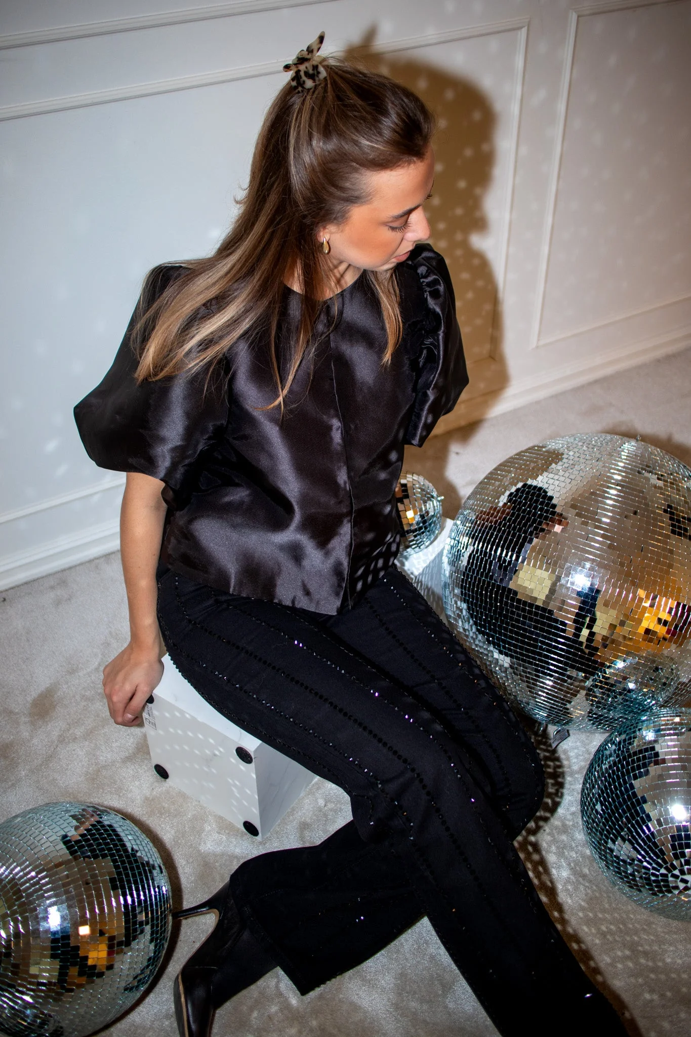 Luca Embellished Black - Image 8