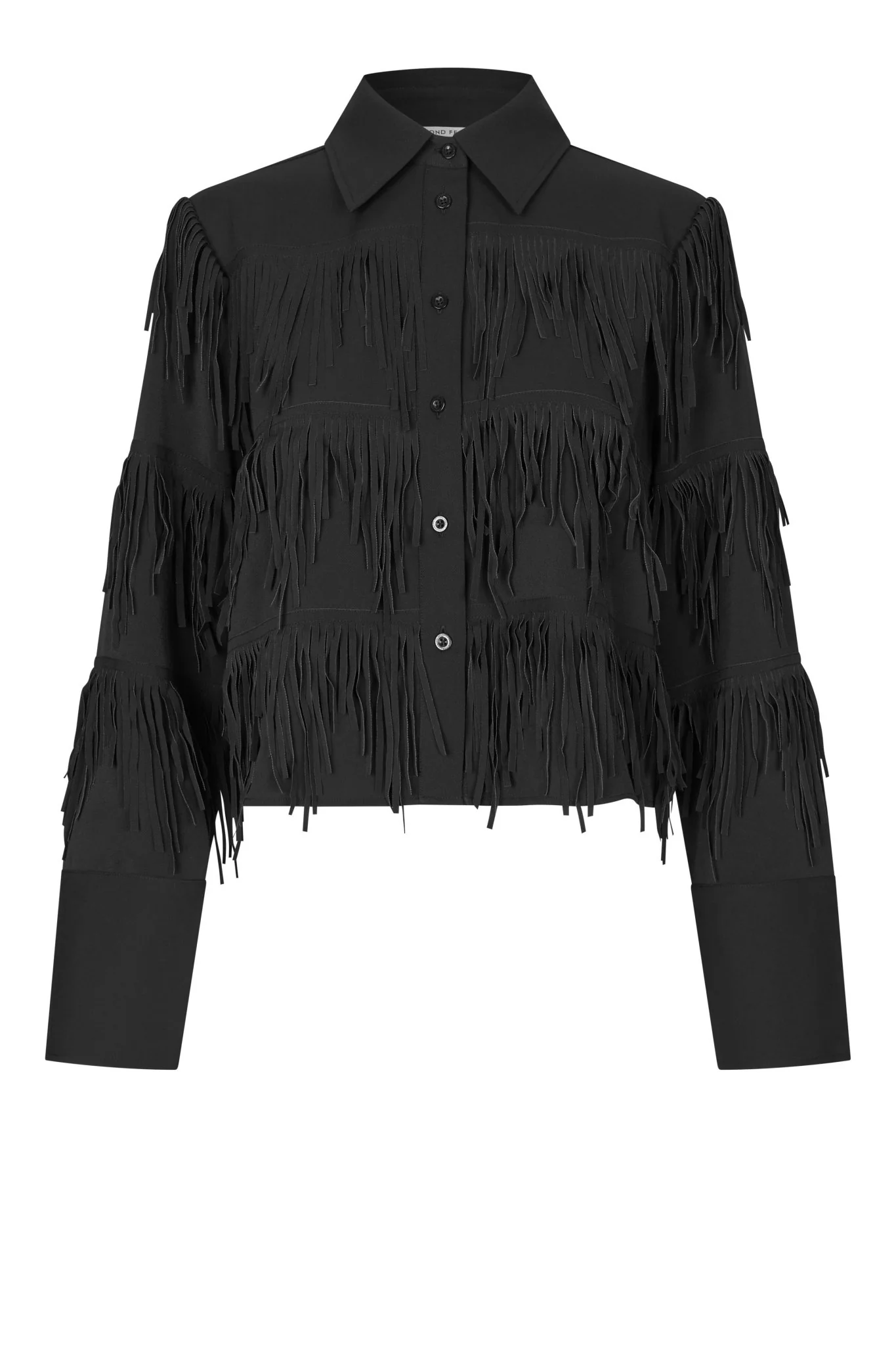 Dancing Cropped Shirt Black
