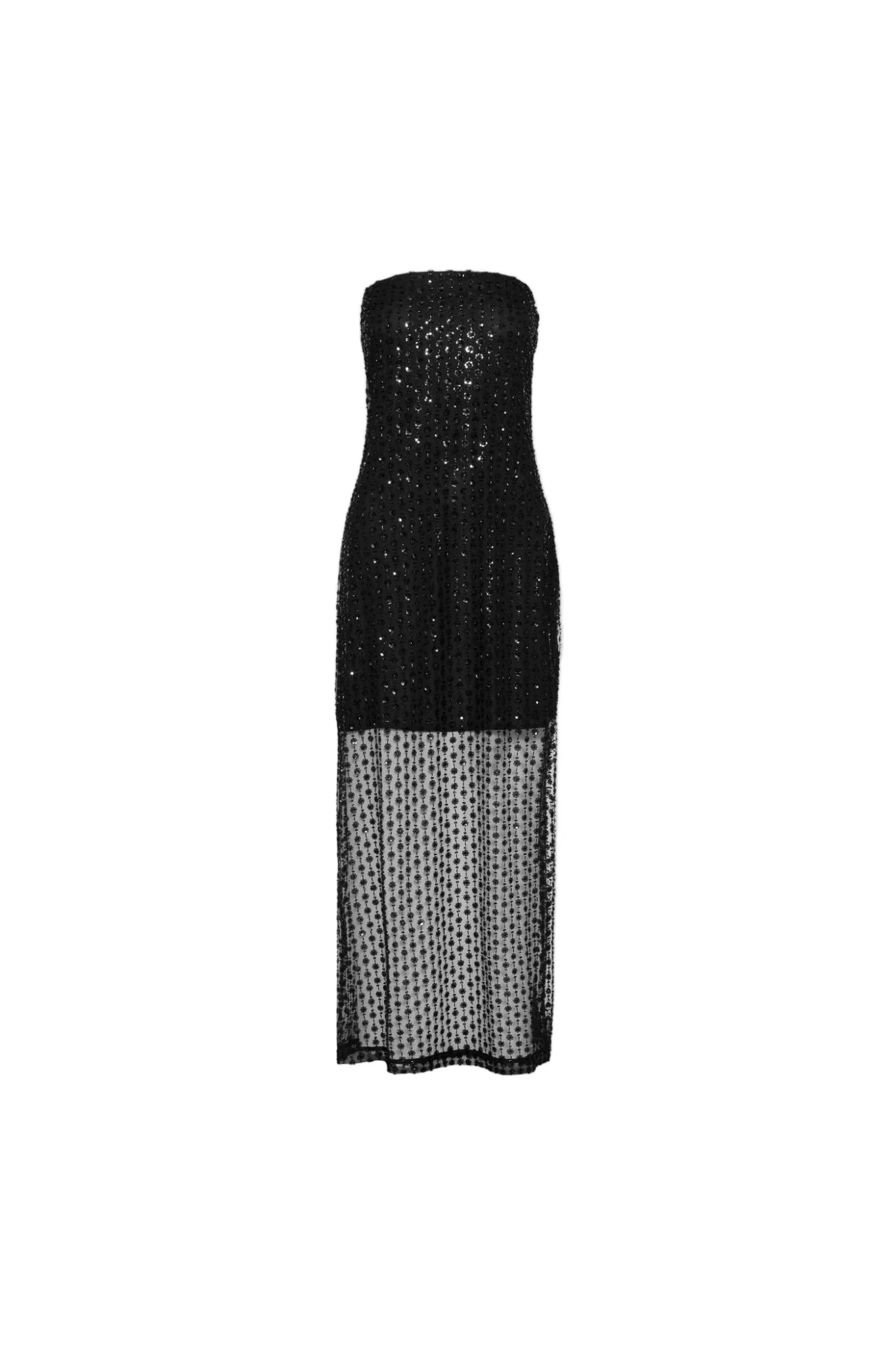 Giovanna Beaded Dress Black - Image 2
