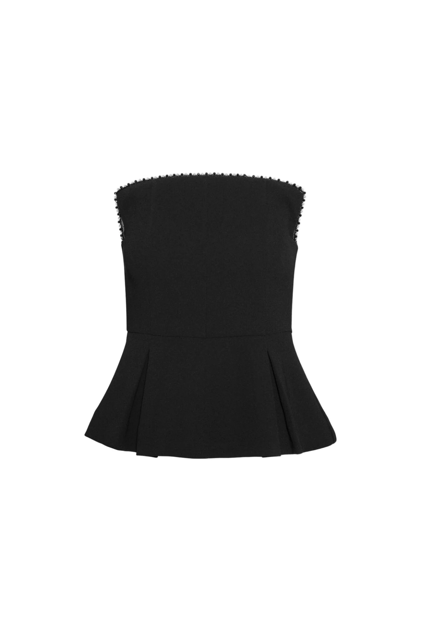 Daxi Strapless Top Black - Image 2