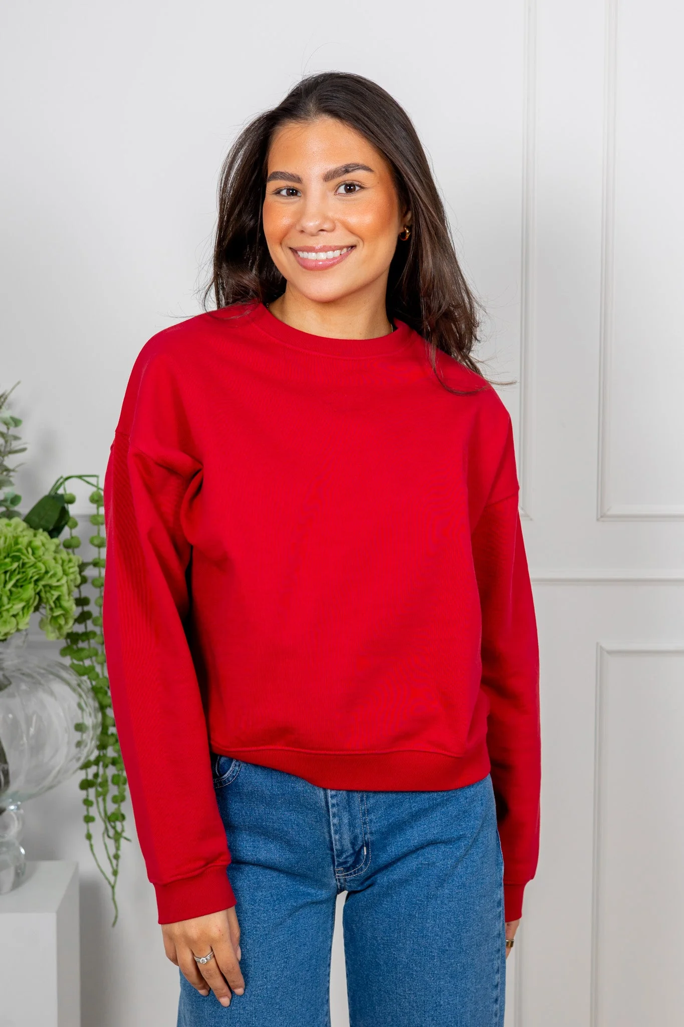 Mara Sweatshirt Red