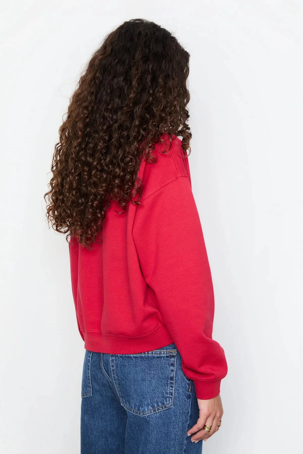Mara Sweatshirt Red - Image 10