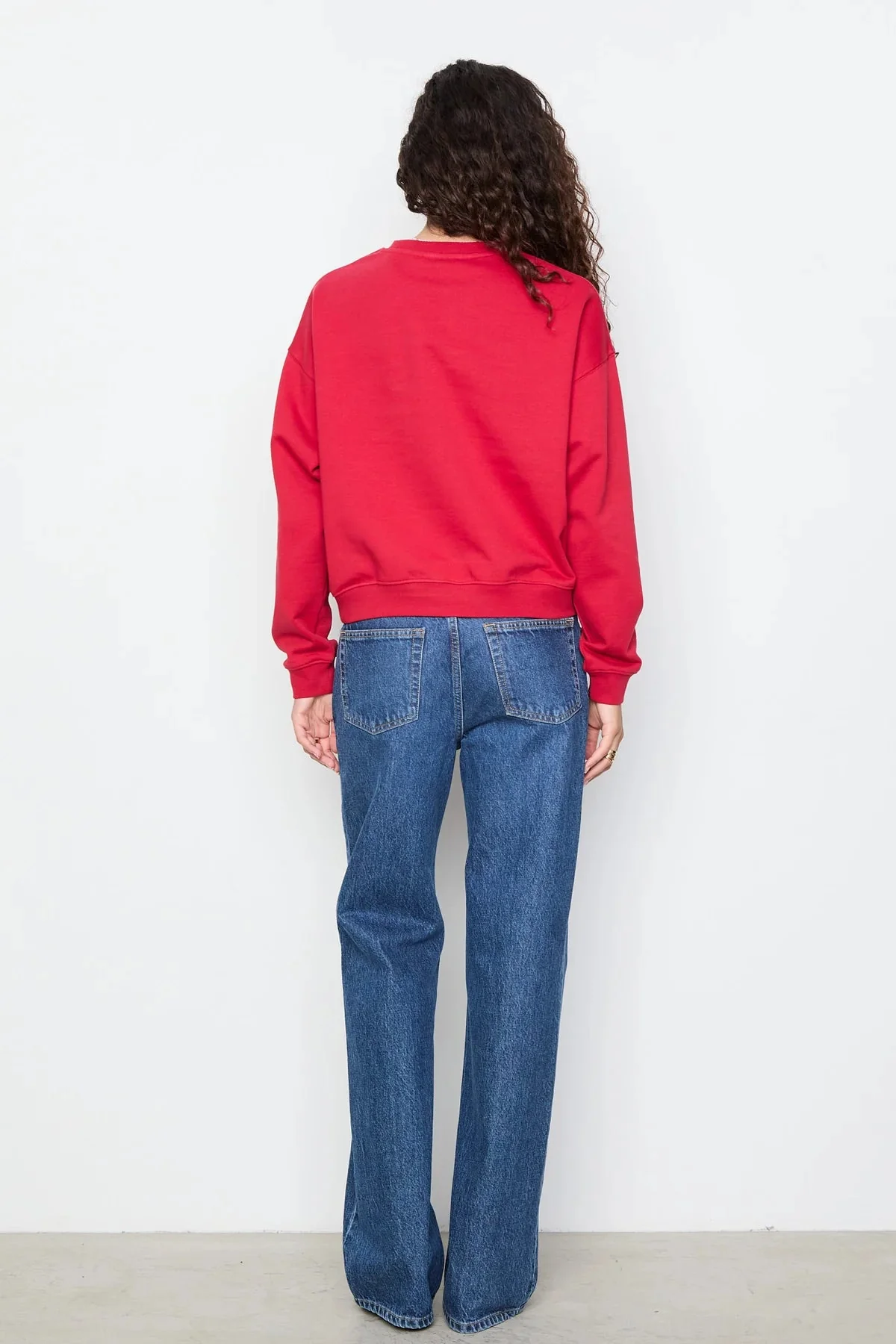 Mara Sweatshirt Red - Image 11