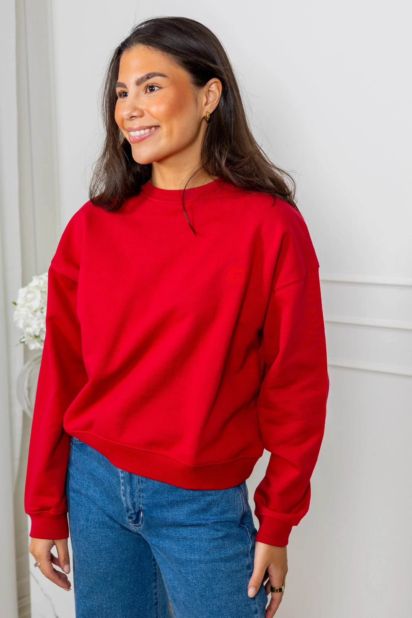 Mara Sweatshirt Red - Image 5