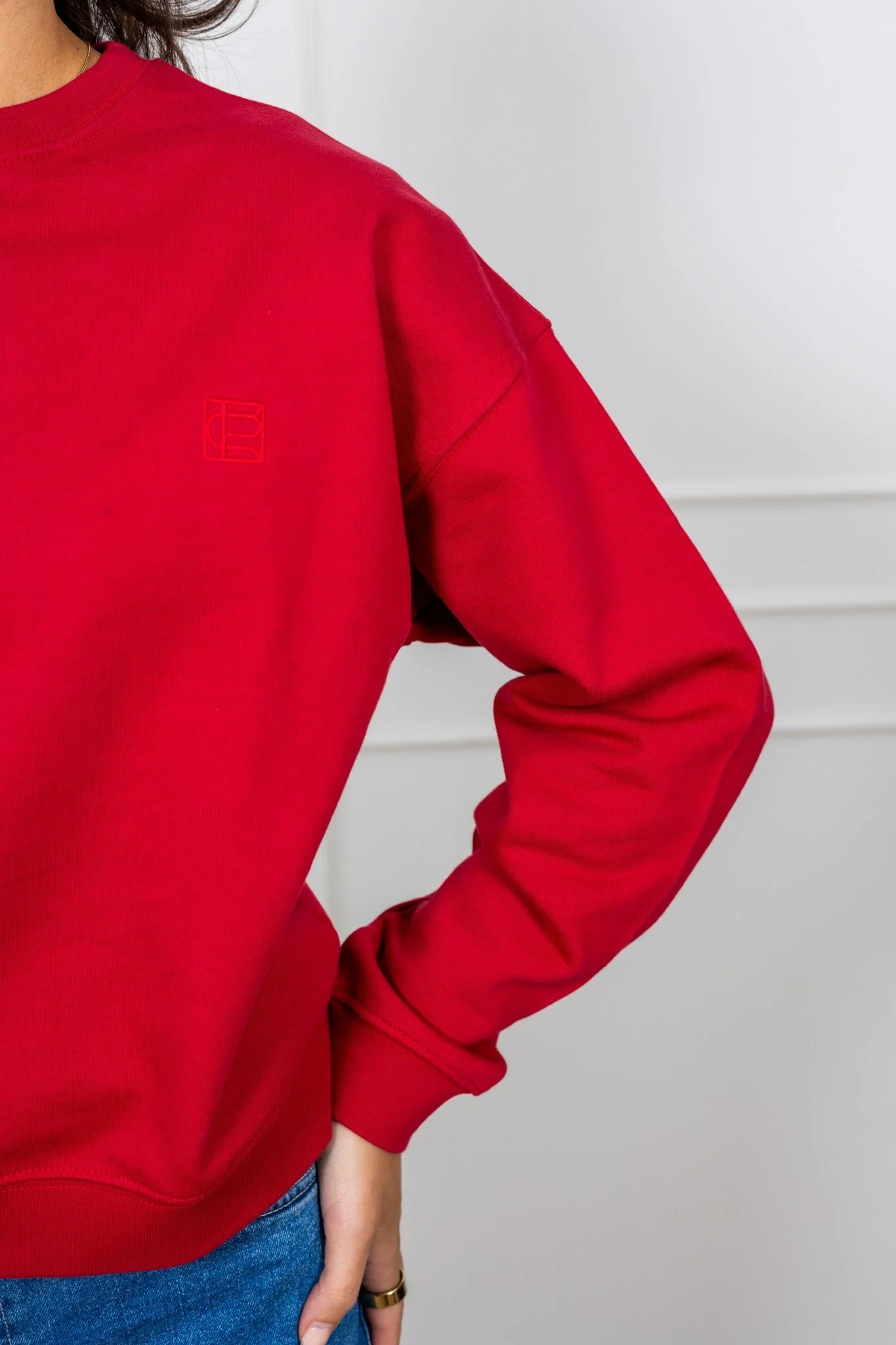 Mara Sweatshirt Red - Image 6