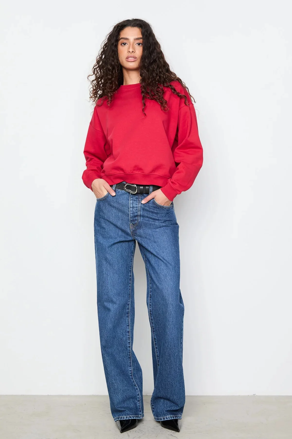 Mara Sweatshirt Red - Image 8