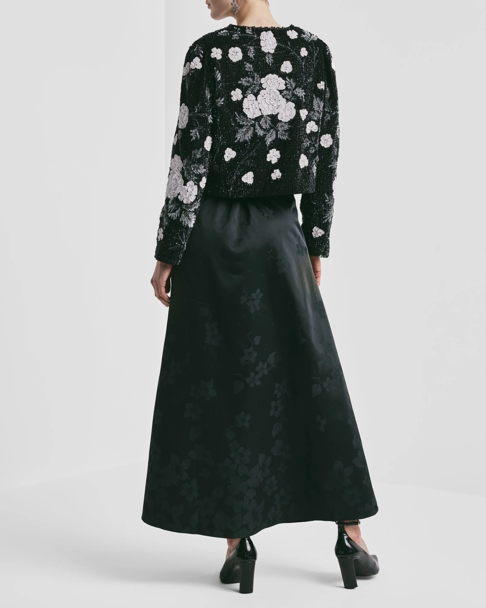 Beaded Cropped Jacket Glamour - Image 3
